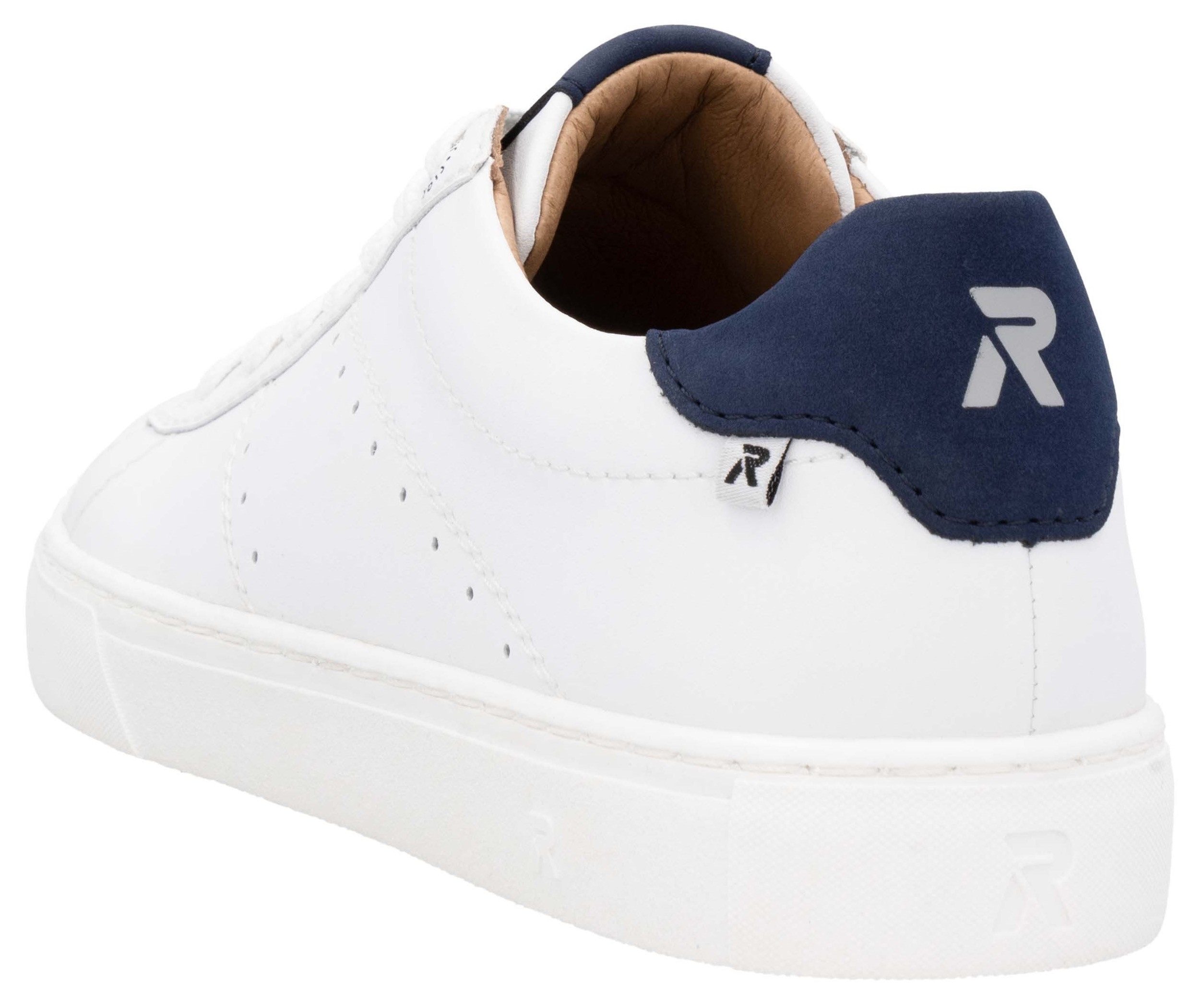 Rieker Sport Sneaker mit Leder-Innenfutter, Freizeitschuh, Halbschuh, Schnürschuh