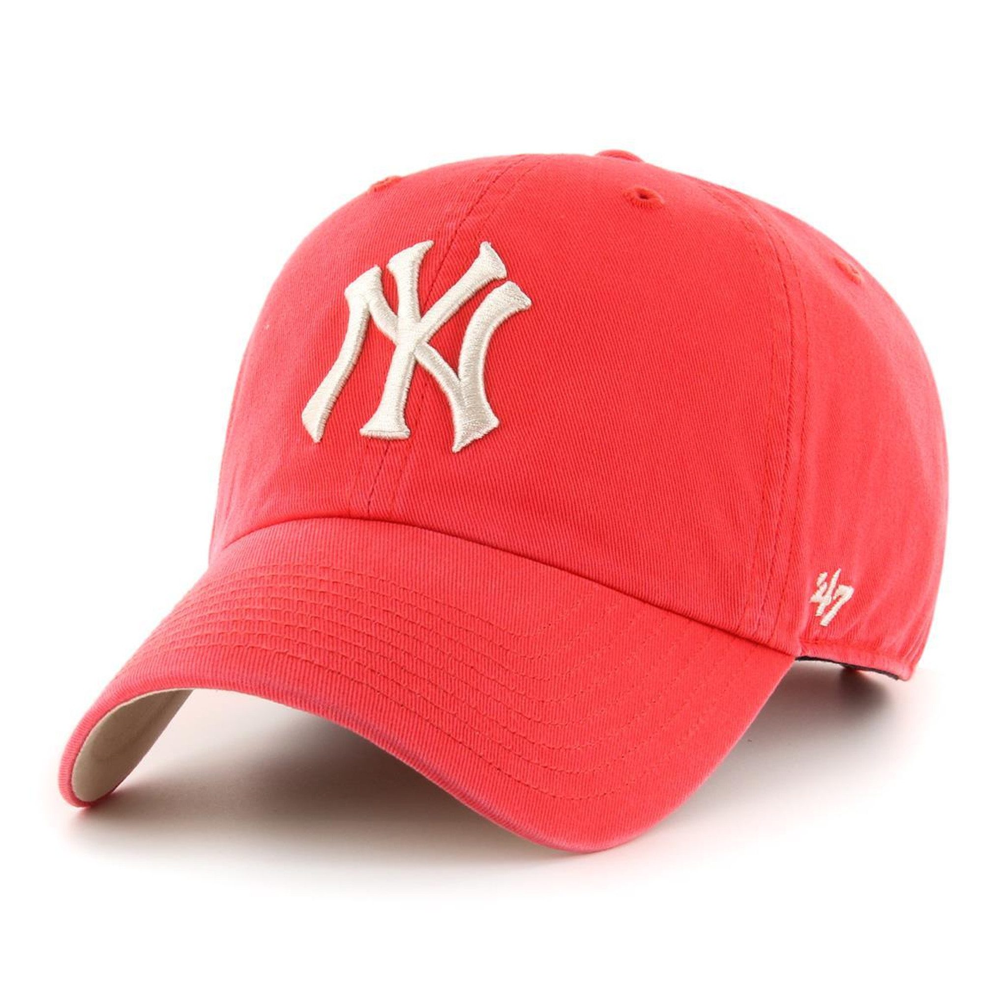 '47 Brand Baseball Cap '47 Brand MLB New York Yankees Ballpark '47 CLEAN UP Cap (Basecap, Basecap, Clean Up Cap) Used-Look (Garment Wash)