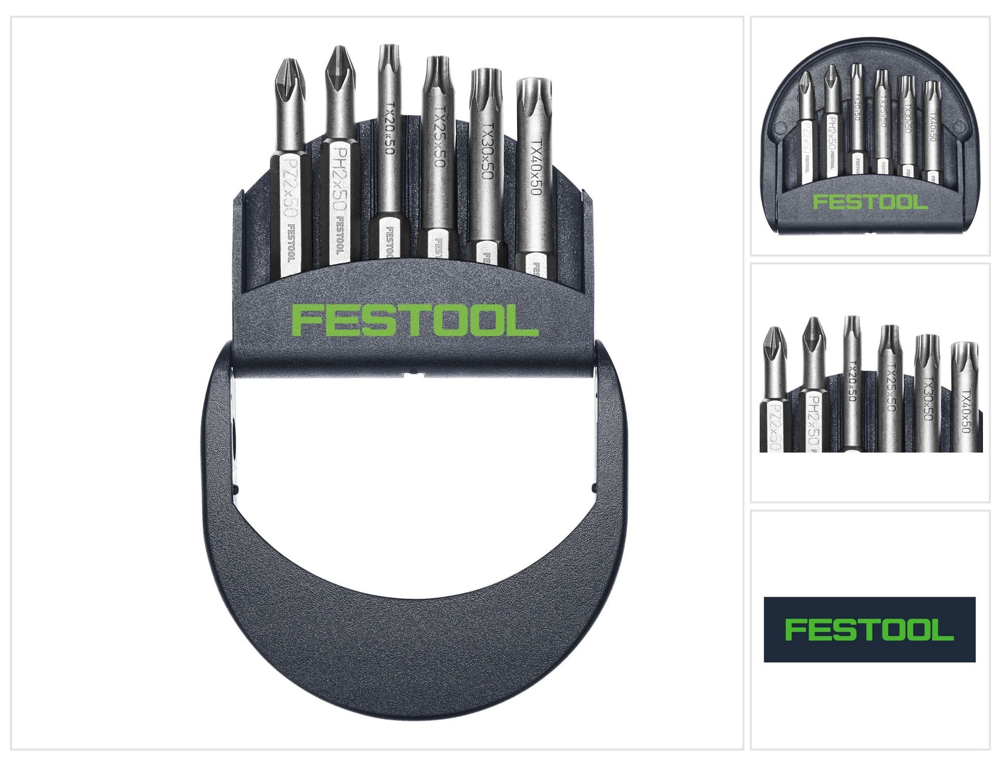 FESTOOL Bohrer- und Bitset BT-IMP SORT5 Bitkassette (204385) für Akku-Schlagschrauber TID 18