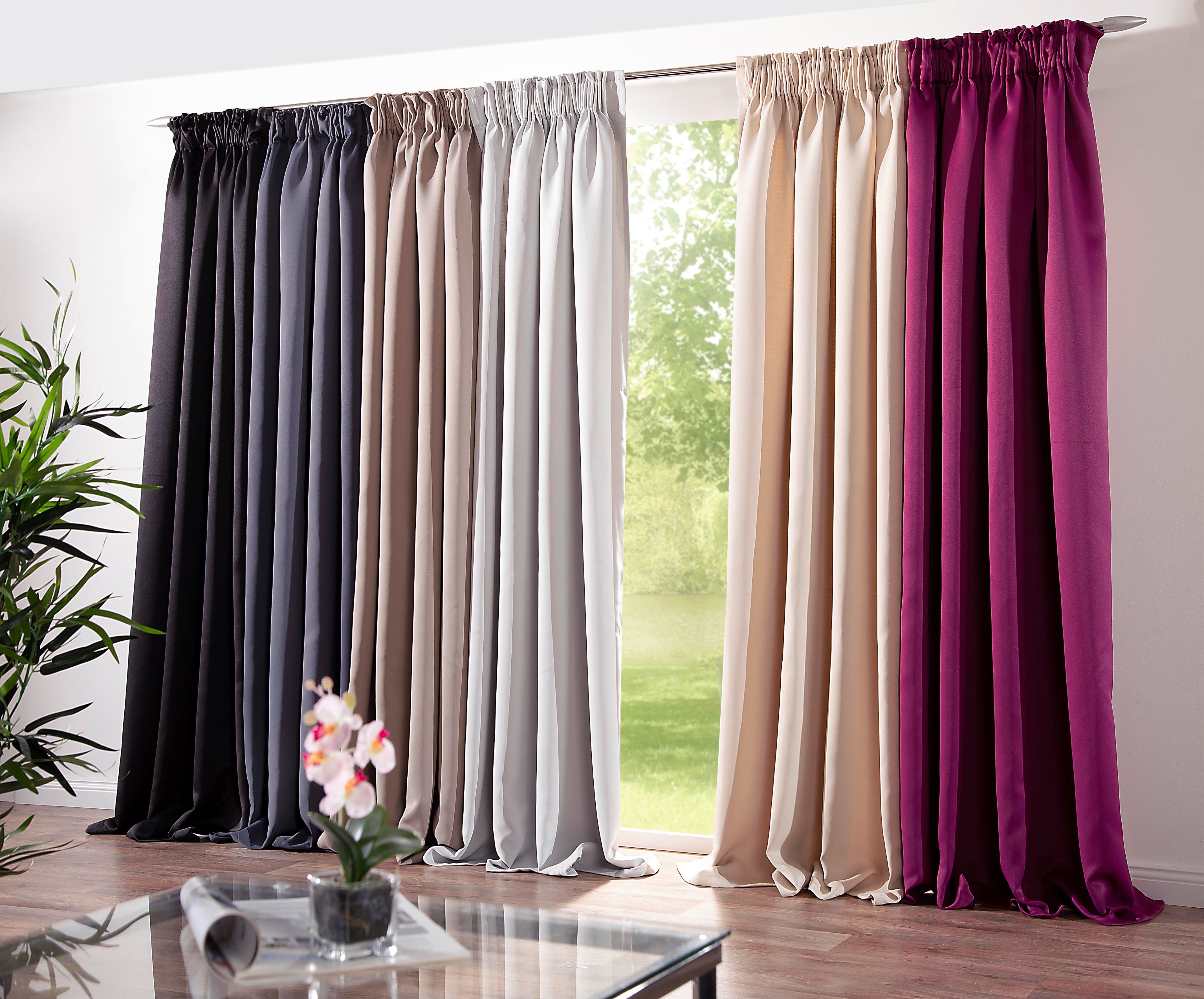 DecoHome24 Gardine Brillant, Kräuselband (1 St), günstig online kaufen