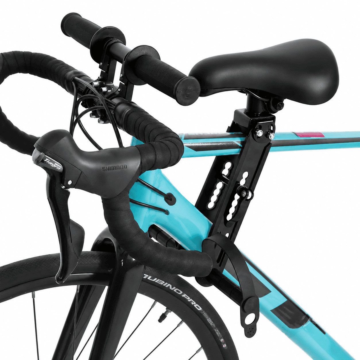 MidGard Fahrradkindersitz für Befestigen vorne am Rahmen, Kinder-Fahrradsitz mit Lenkergriffe, ab: 2, bis: 5, mit Lenkergriffe für sicheren Halt, geeignet für Kinder 2-5 Jahren