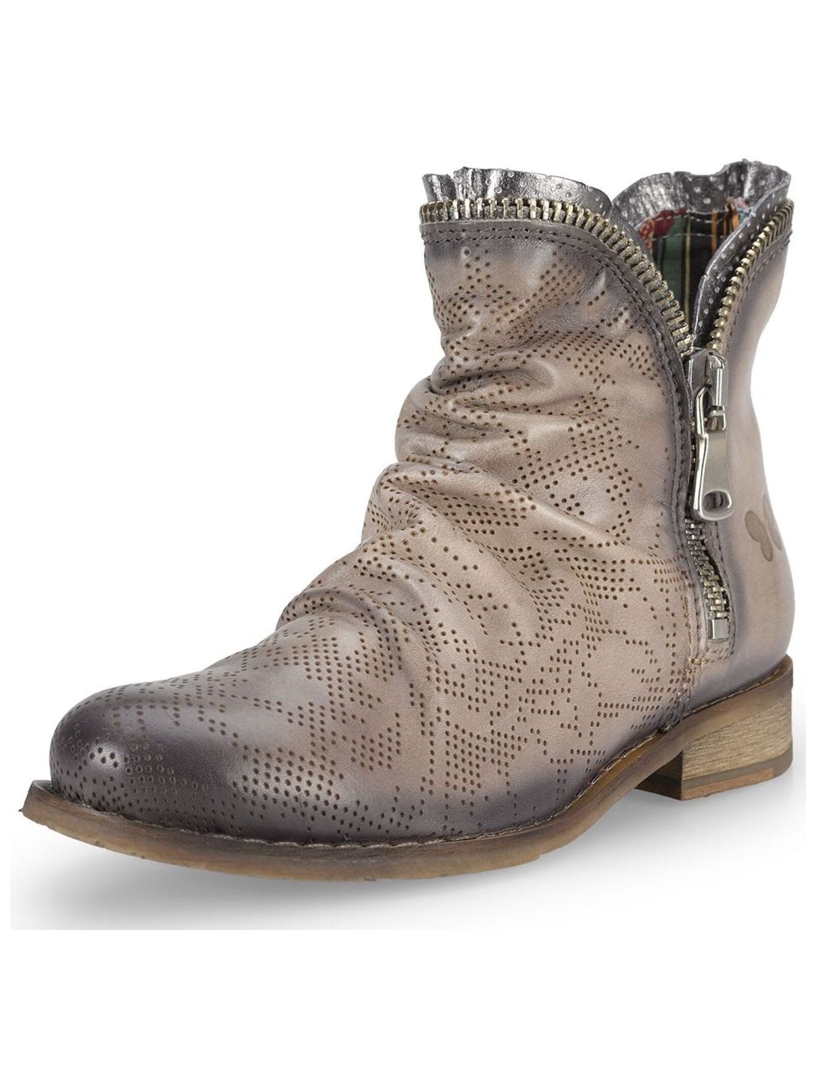 Felmini Wide Fit Stiefelette Leder Stiefelette günstig online kaufen