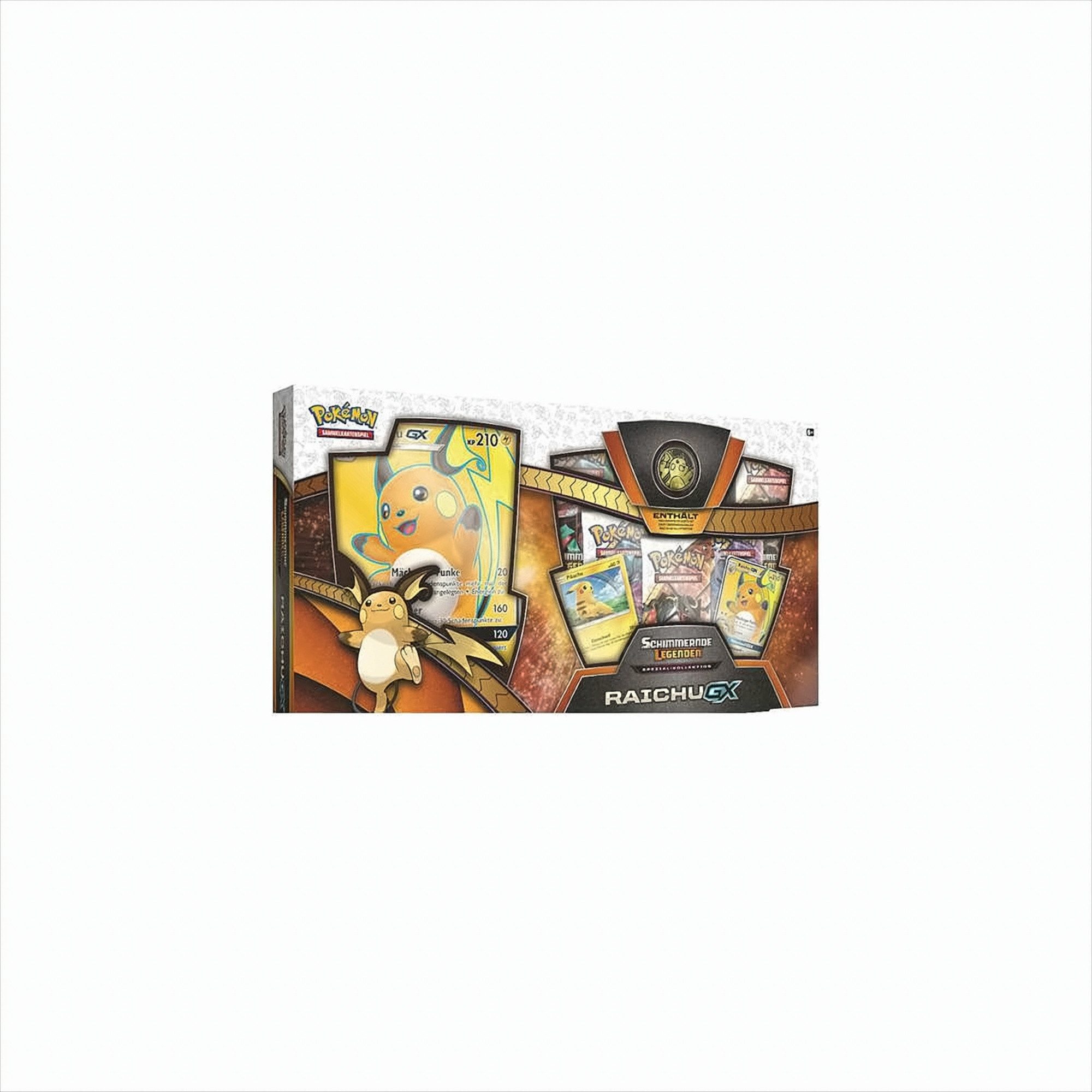 POKÉMON Sammelkarte Pokémon - Schimmernde Legenden Spezial-Kollektion - Raichu-GX