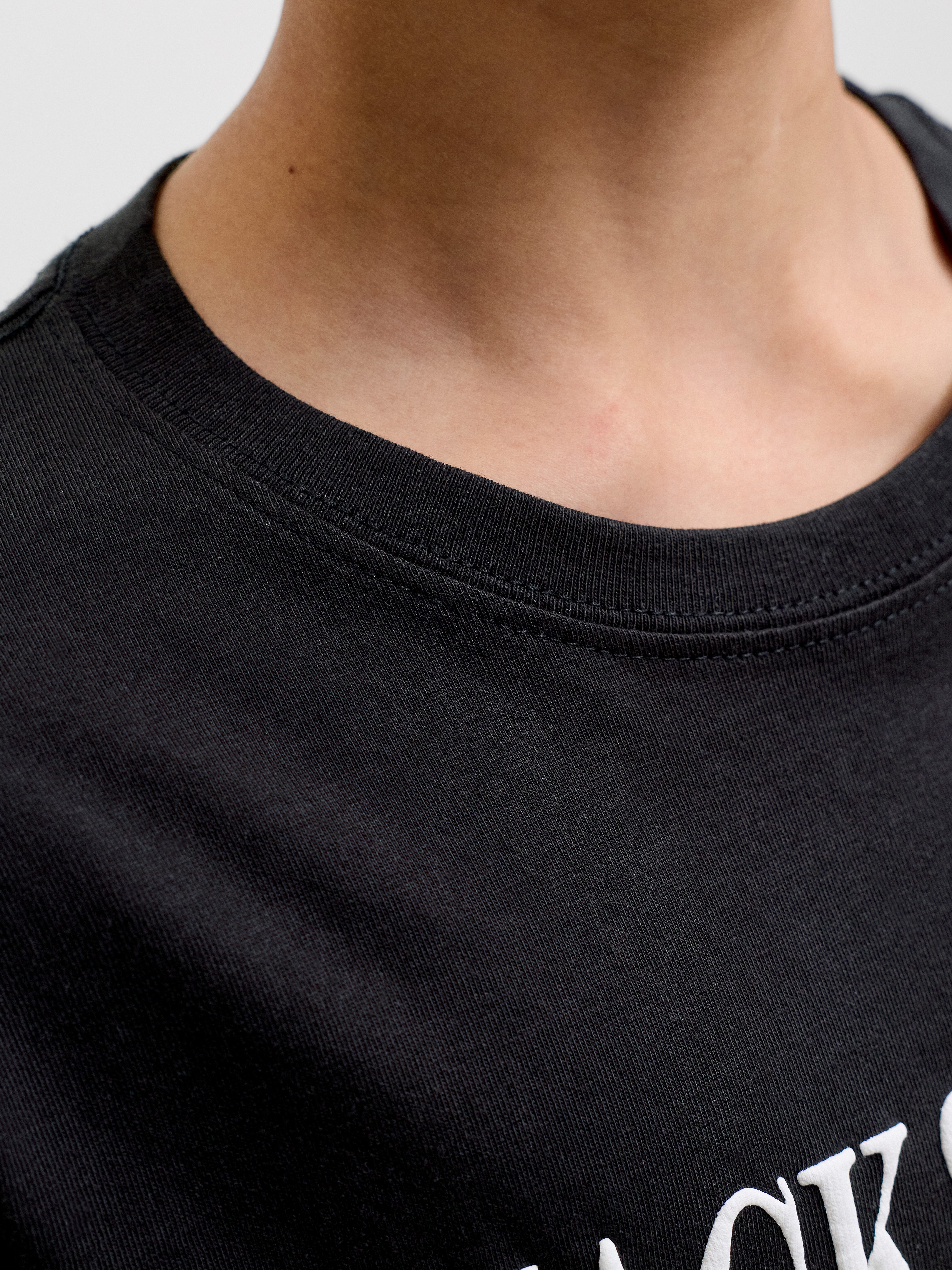 Jack & Jones Junior Langarmshirt JORFREDERIKSBERG GRAPHIC BOX TEE LS JNR Baumwolle, regular fit – Bild 3 von 5