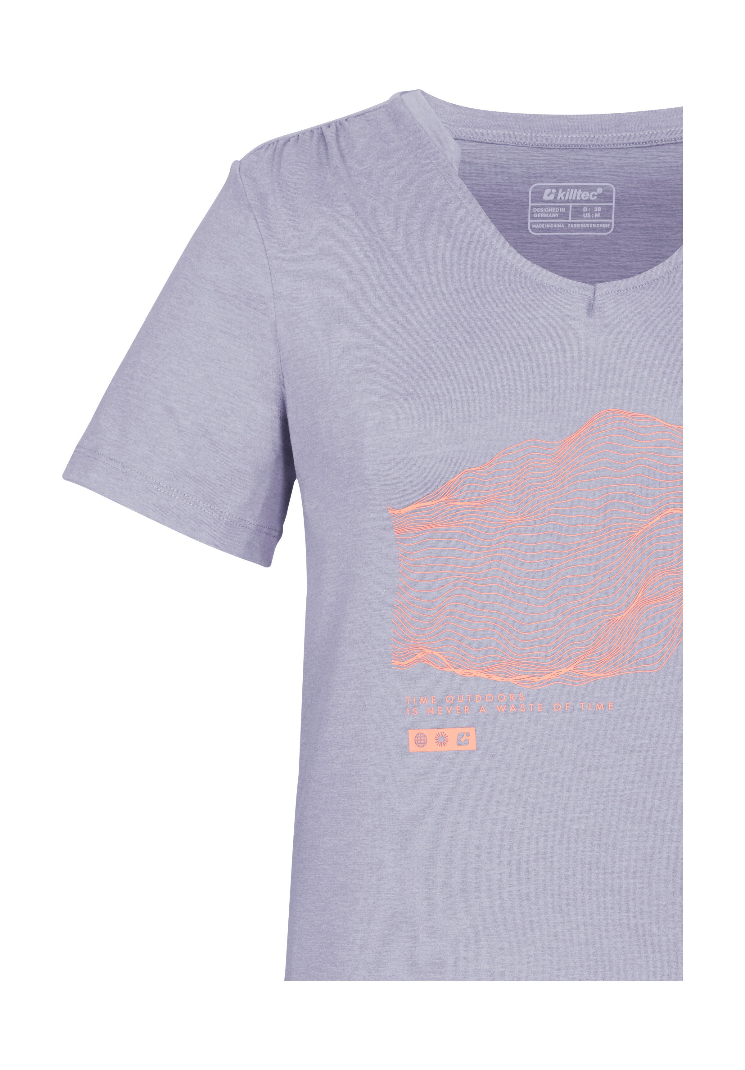 Killtec T-Shirt KOS 497 WMN TSHRT Weiches, strapazierfähiges Funktionsshirt mit Kordelzug – Bild 3 von 5