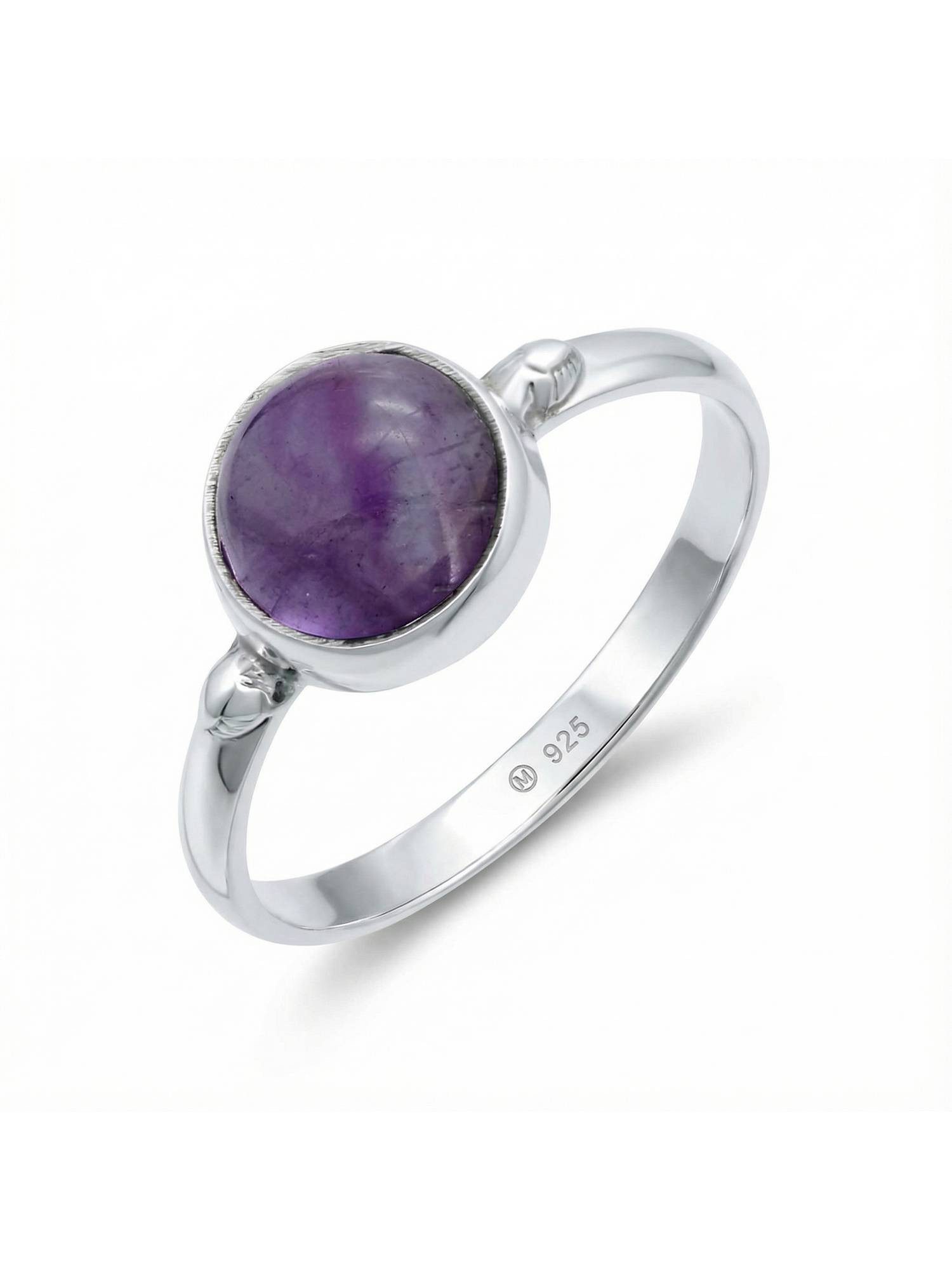 Silberring HANA aus 925 Silber mit Amethyst