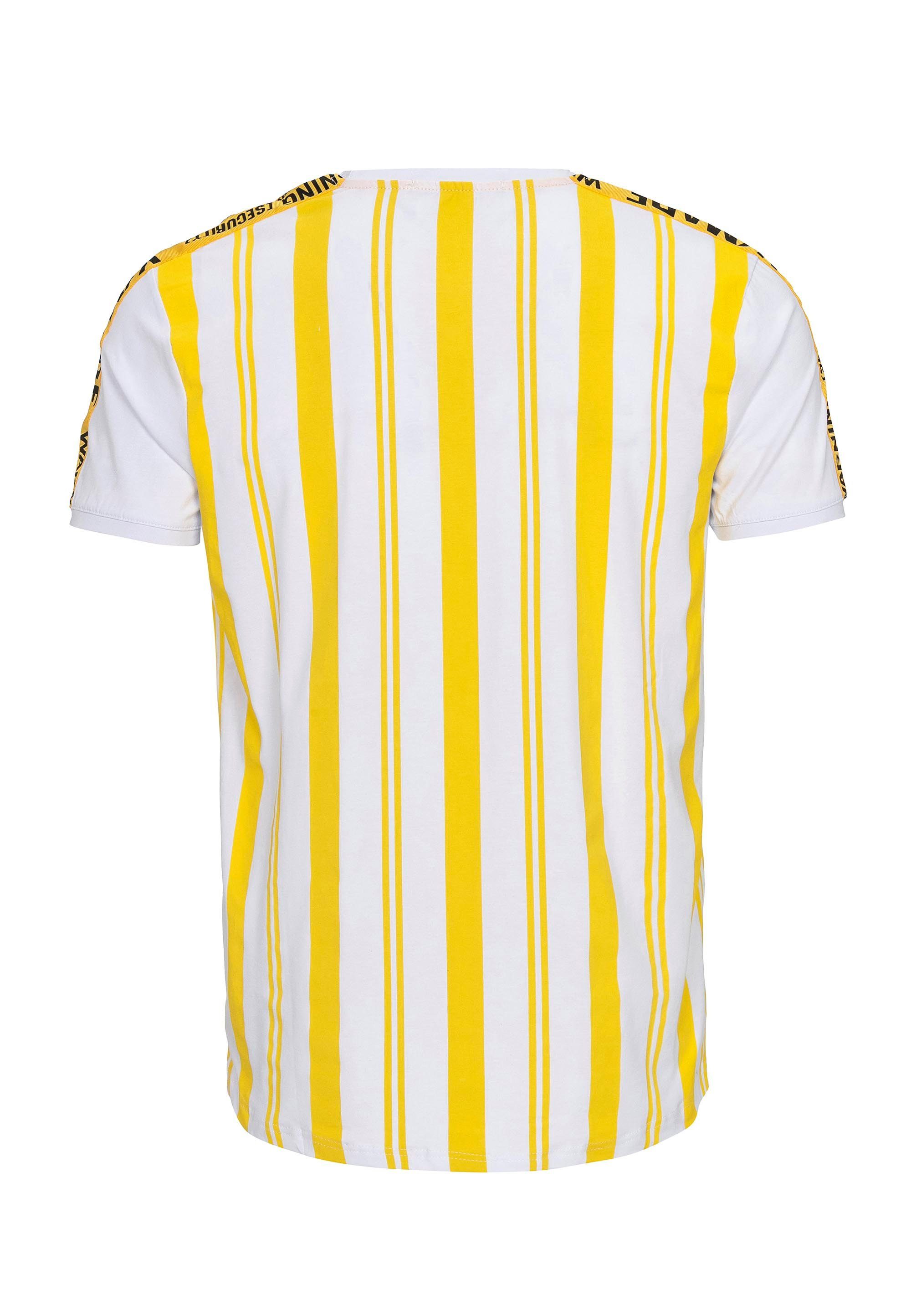 RedBridge gelb-weiß T-Shirt Summer mit Stripes Baltimore