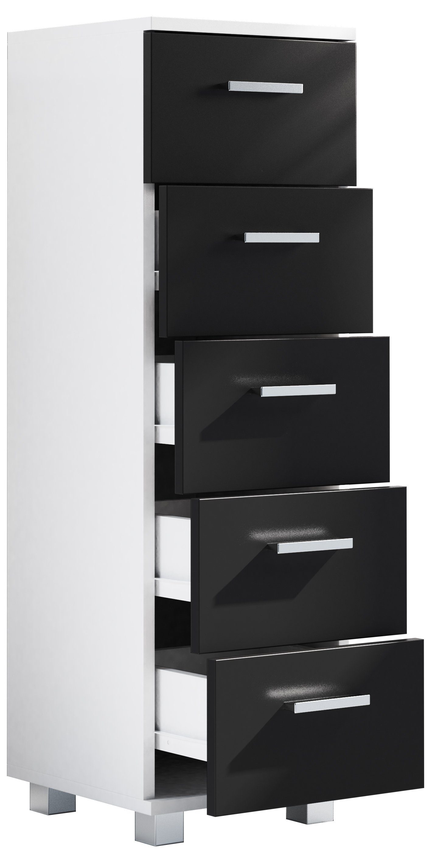VCM Midischrank Holz Badmöbel Schubladen Badschrank günstig online kaufen
