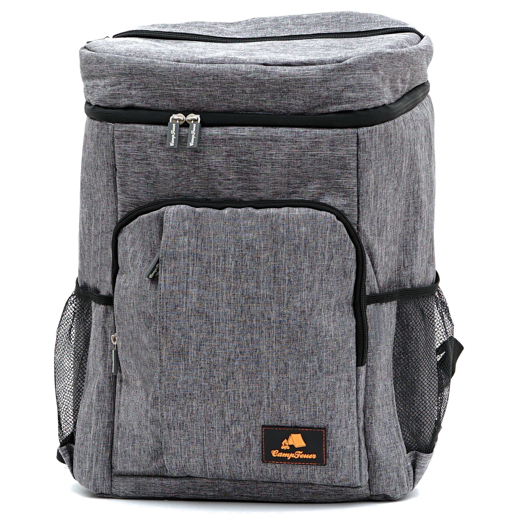 CampFeuer Freizeitrucksack 20 Liter Kühlrucksack, grau, günstig online kaufen