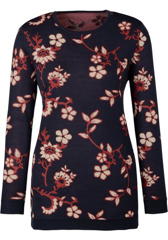 Пуловер с Blüten-Muster