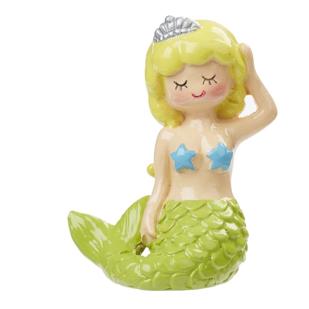 HobbyFun Pompon Meerjungfrau Figur Stck. grün, 5,5cm 1