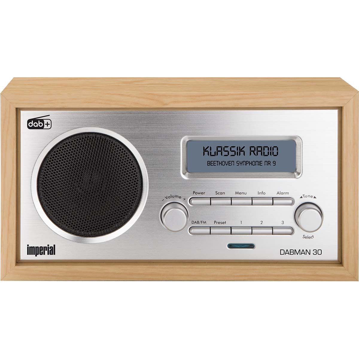 IMPERIAL by TELESTAR 22-130-00 Radio (DAB+ Radio, Mobiles DAB+/FM-Radio, Holz-Design)