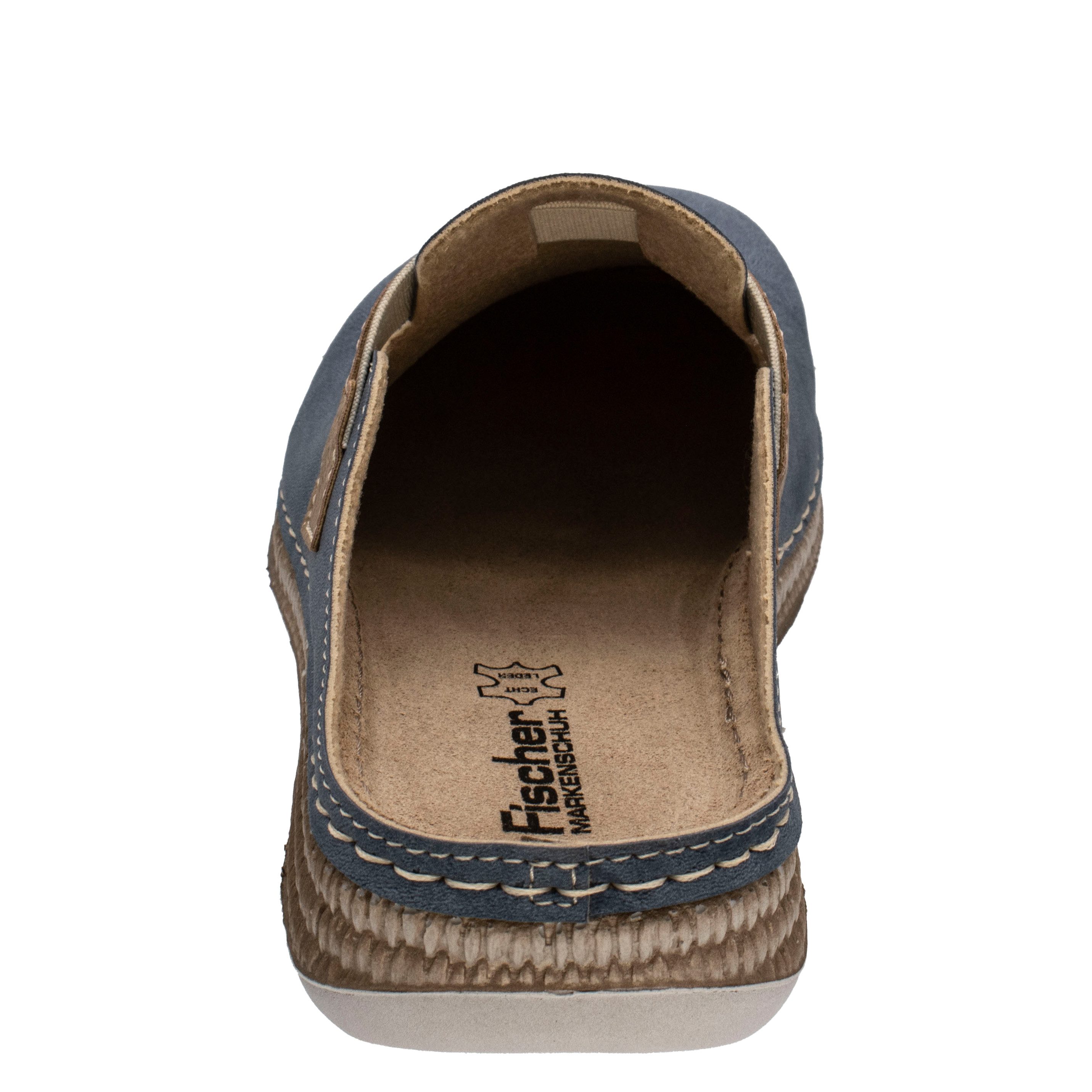 Fischer-Markenschuh Steffi Pantolette aus Vegano (Lederimitat), mit Fleecefutter, gepolstertes Fußbett – Bild 5 von 5