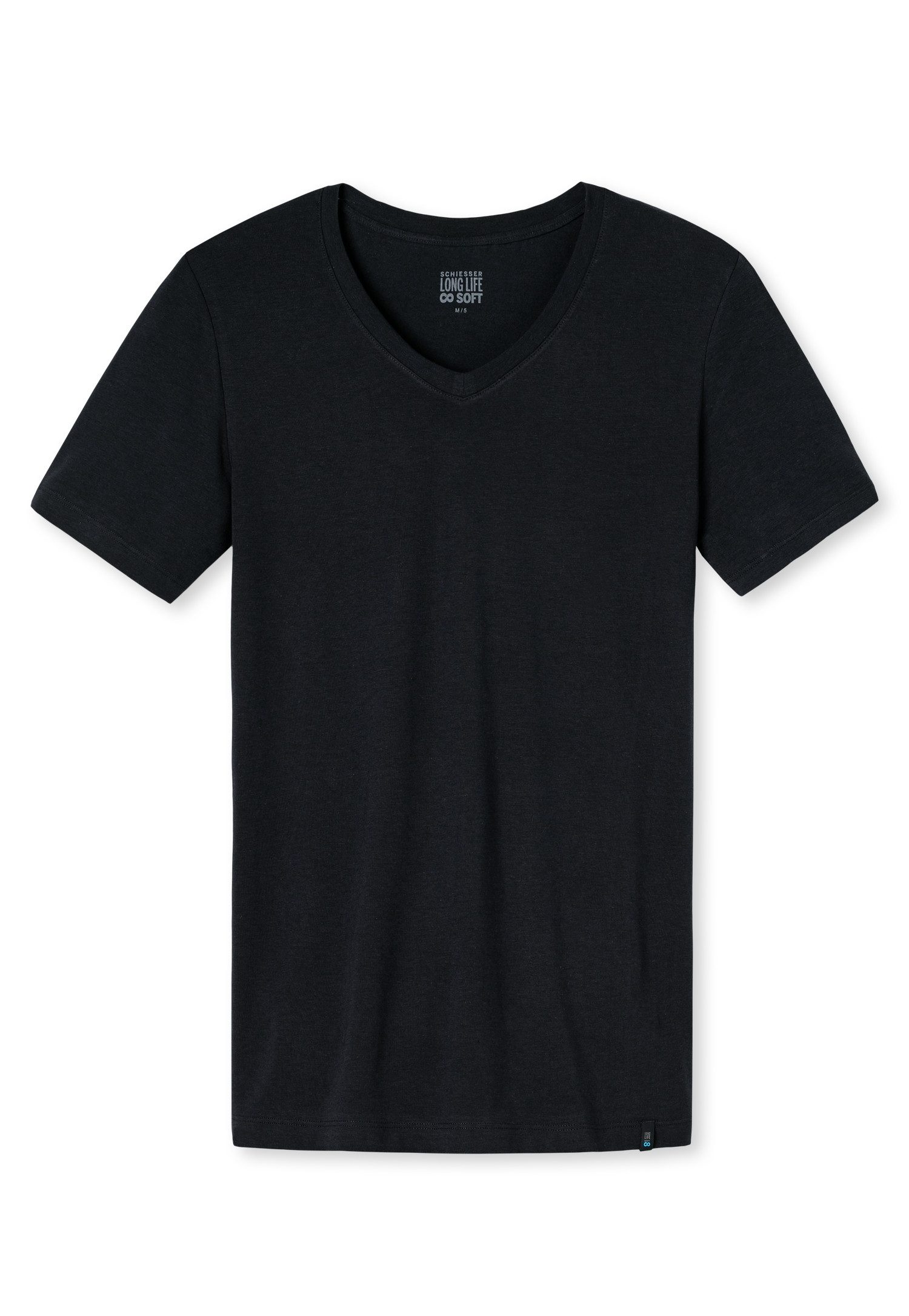 Schiesser T-Shirt Long Life Soft V-Ausschnitt, günstig online kaufen