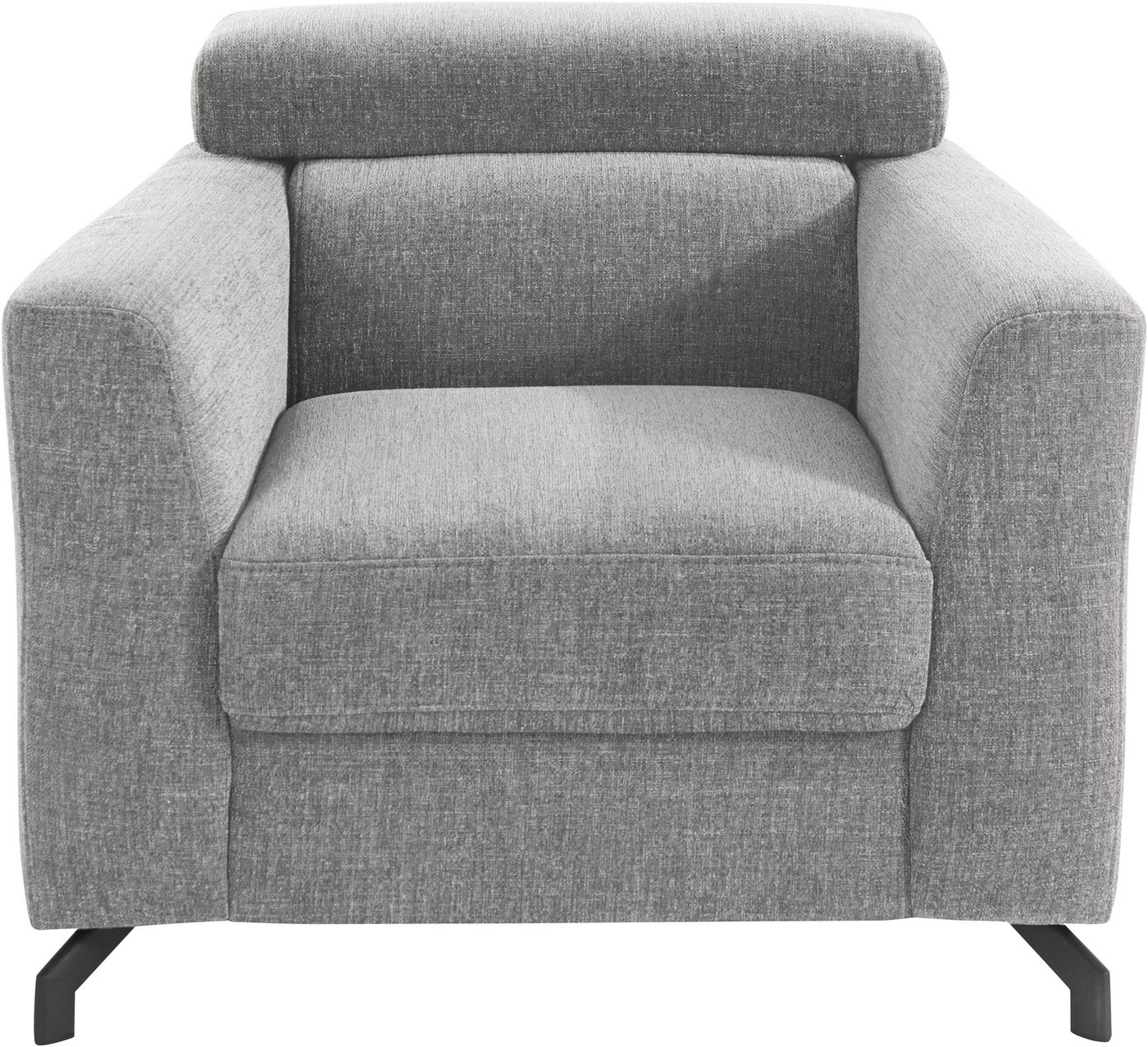 Places of Style Sessel »Casagrande Luxus«, incl. Kopfteilverstellung, mit besonders hochwertiger Kaltschaumpolsterung für bis zu 140 kg pro Sitzfläche, wahlweise mit Aqua-Clean-Bezug-HomeTrends