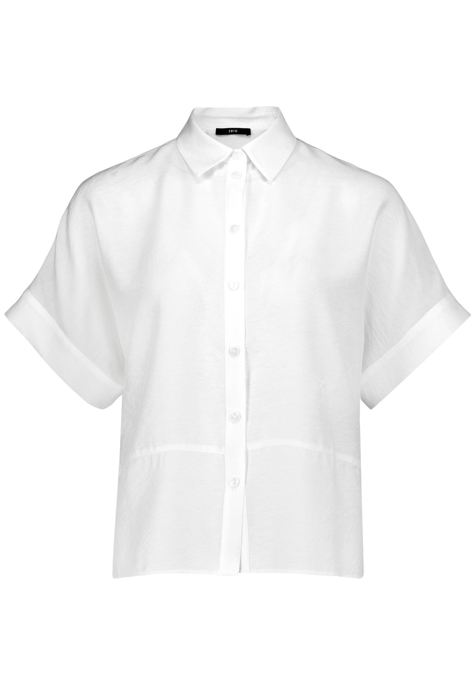 Zero Hemdbluse Damen mit überschnittenen Ärmeln