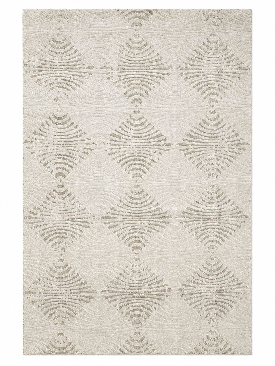 Vimoda Designteppich Kurzflor Teppich Boho 3D Hoch-Tief-Effekt, Rechteckig, Höhe: 12 mm, Teppich Wohnzimmer & Schlafzimmer
