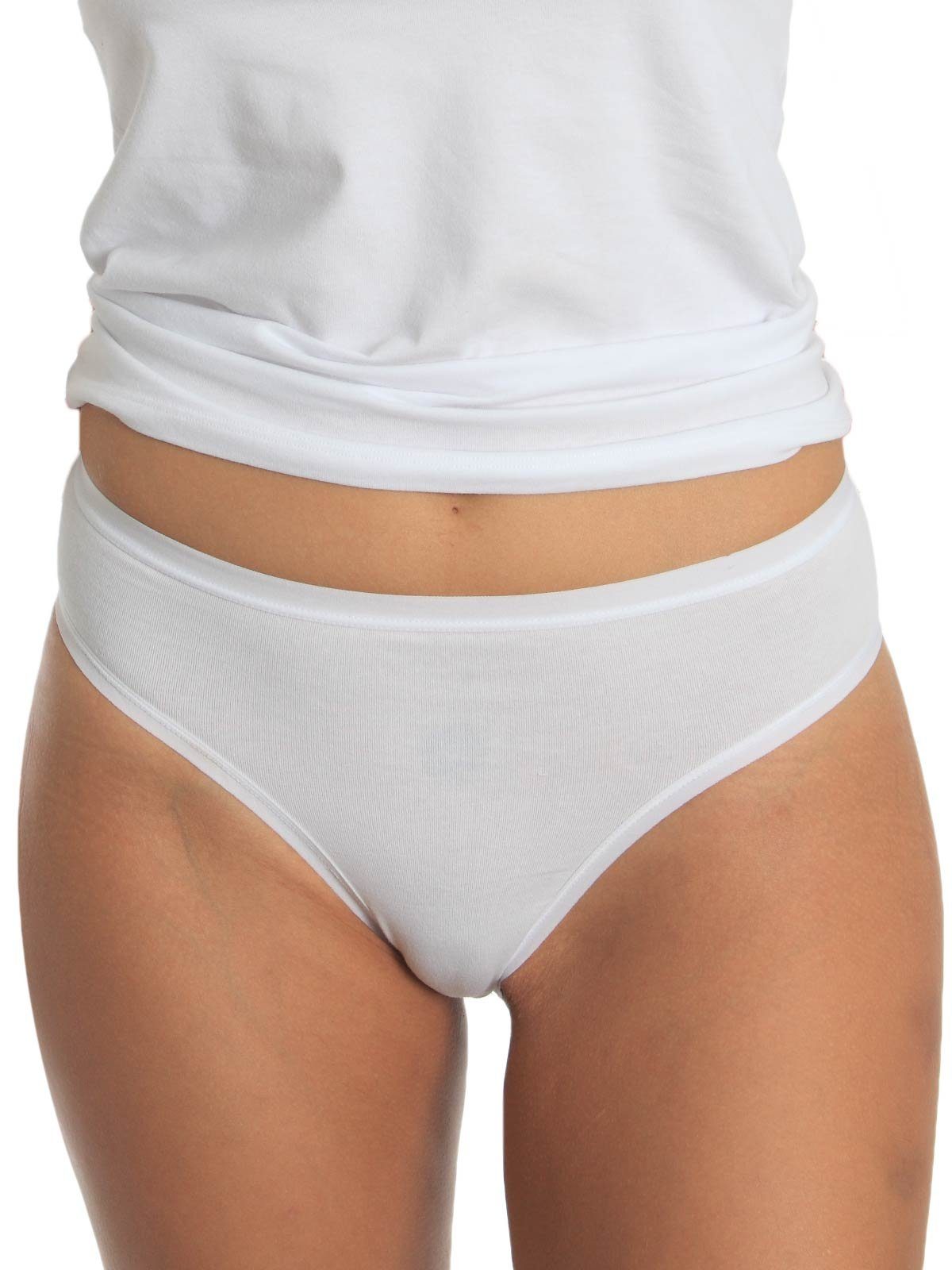 Sassa Bikinislip 10er Sparpack Slip Mini CASUAL COMFORT (Spar-Set, 10-St) Zwickel