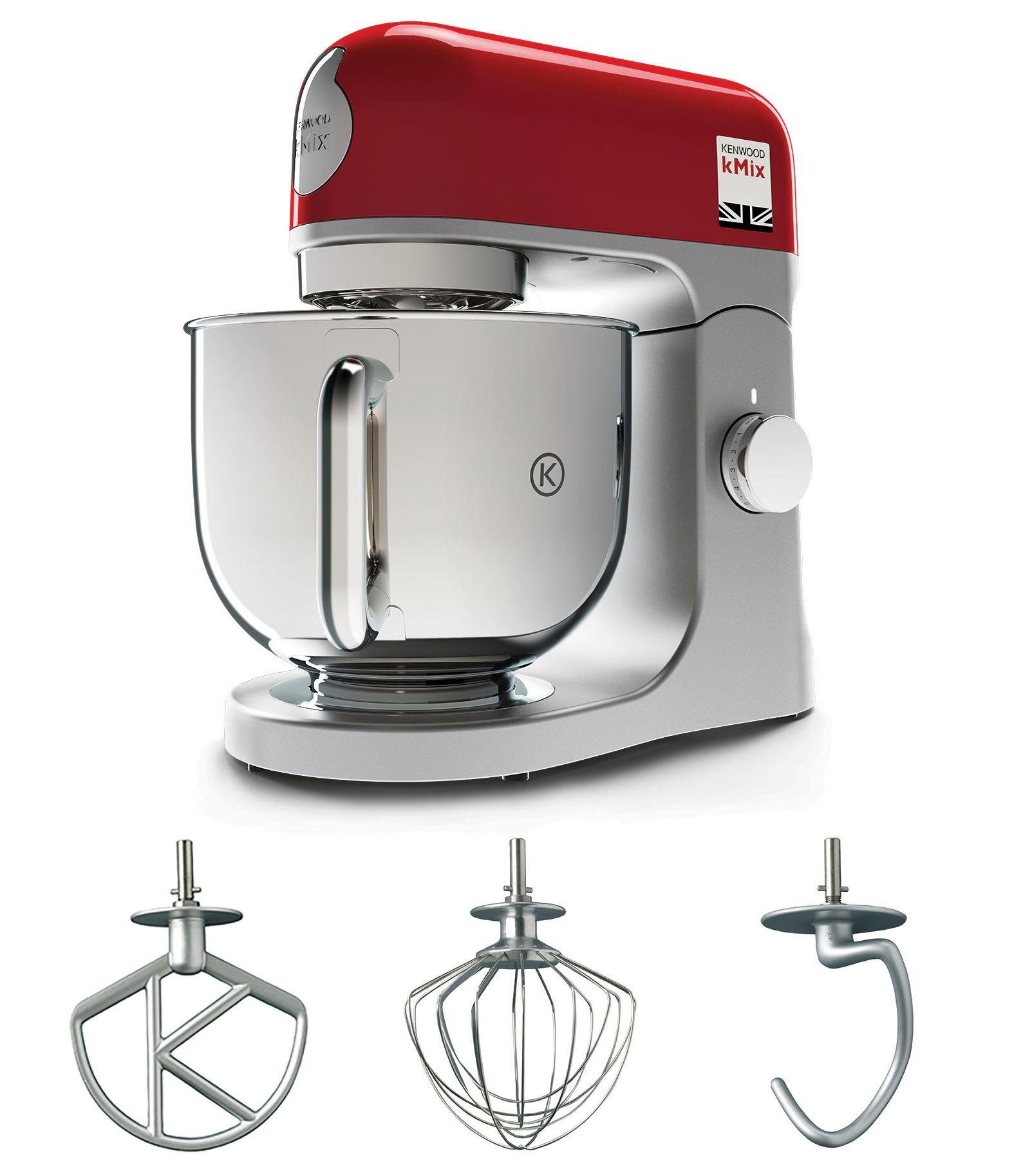 KENWOOD Küchenmaschine kMix KMX 750RD, 1000 W, 5 l Schüssel, inkl. 3