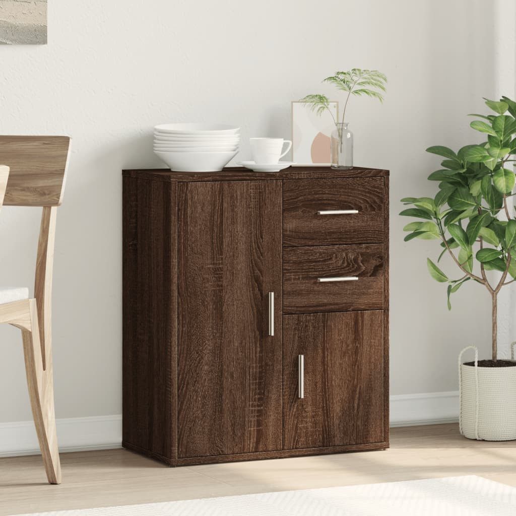 vidaXL Sideboard Sideboard Braun Eiche-Optik 60x31x70 günstig online kaufen