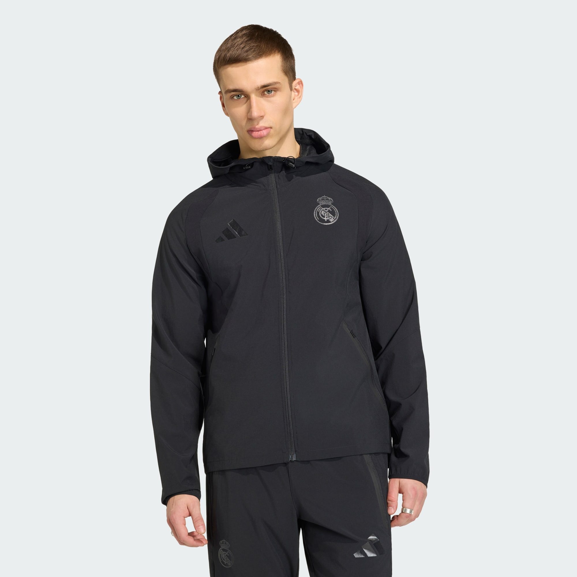 adidas Performance Windbreaker REAL MADRID TRAVEL FULL ZIP WINDBREAKER (1-S günstig online kaufen