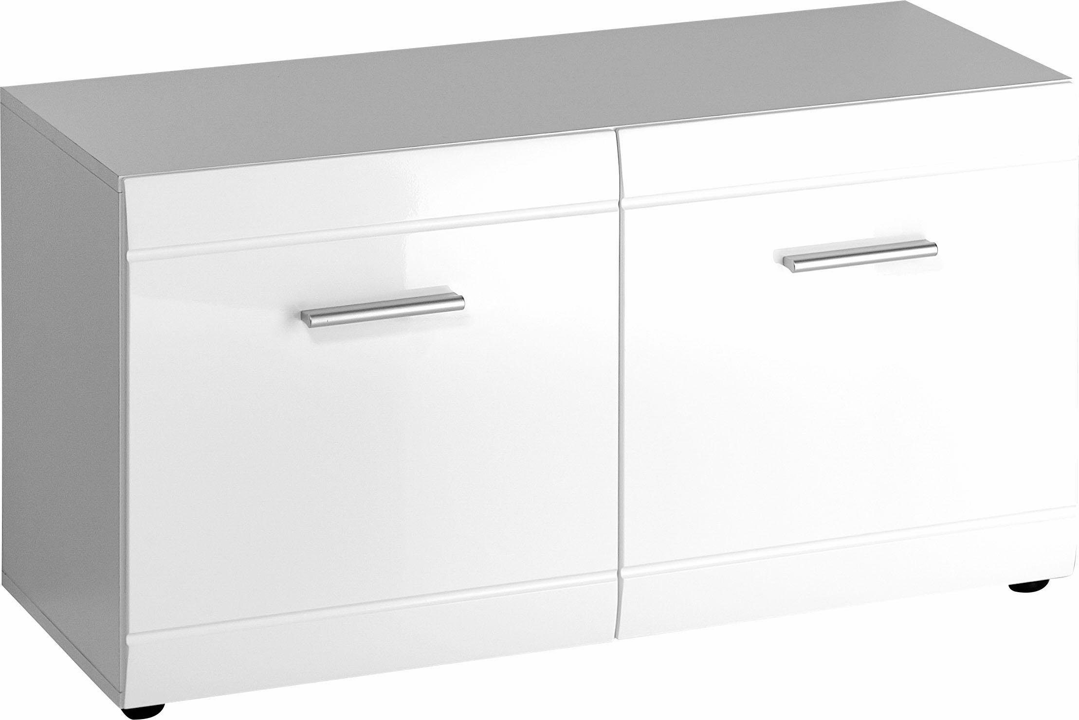 GERMANIA Garderoben-Set Adana, (Set, 6-St), Farbe weiß mit Hochglanz Fronten