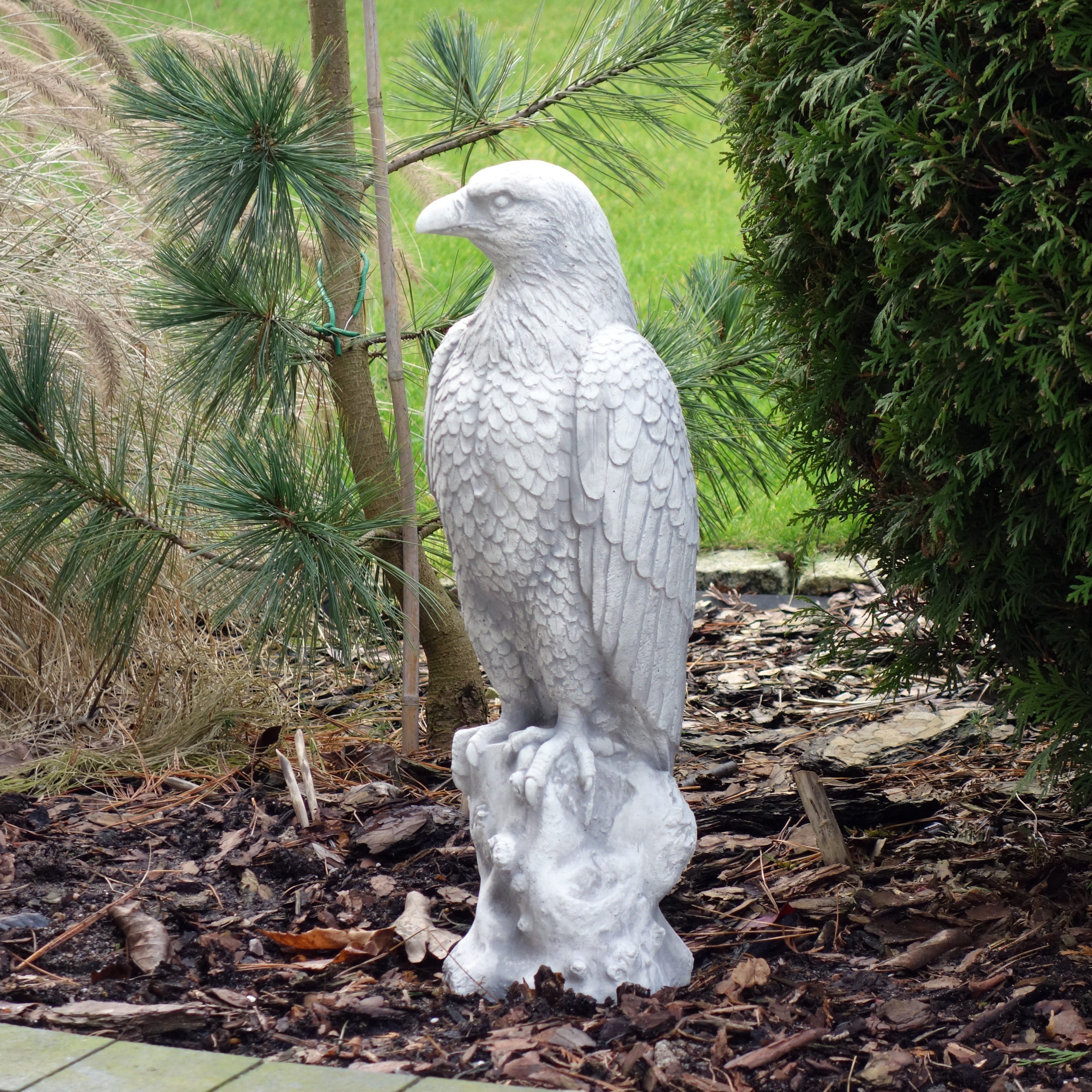 gartendekoparadies.de Gartenfigur Adler Statue Steinadler, H. günstig online kaufen