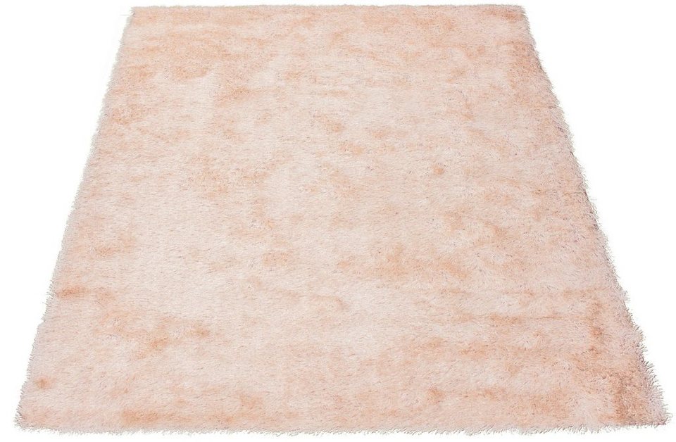 Hochflor-Teppich Alga, Bruno Banani, rechteckig, Höhe: 40 mm, Uni-Farben, besonders  weich und kuschelig