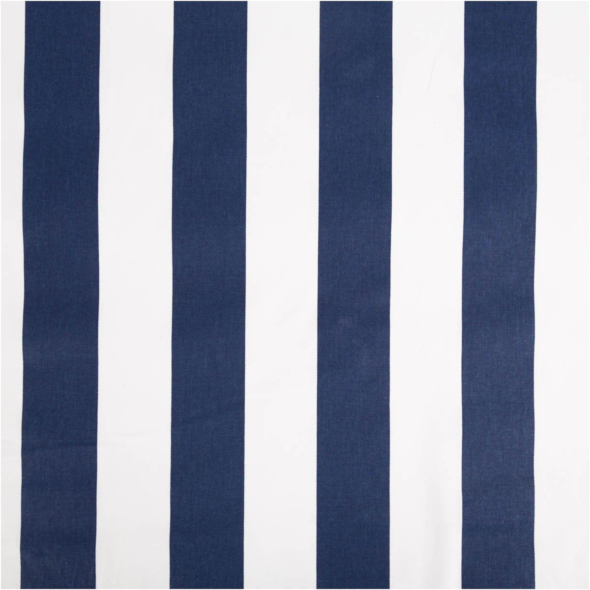 SCHÖNER LEBEN. Stoff Baumwollstoff Dekostoff Blockstreifen blau weiß 160 cm breit, allergikergeeignet