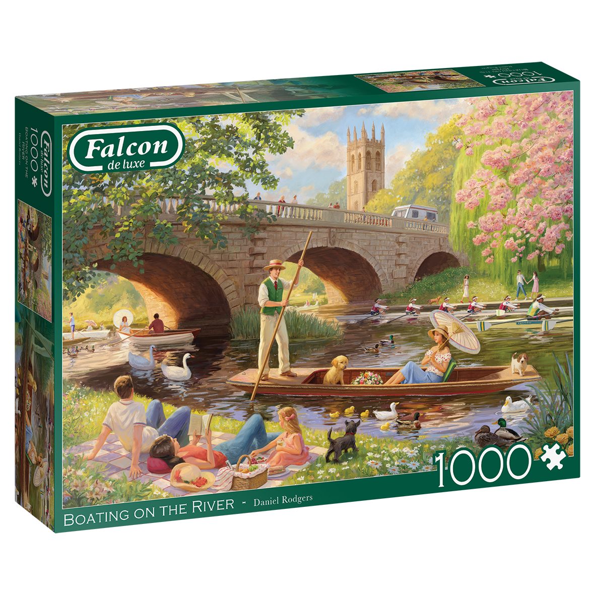 Puzzle Falcon 11348 Daniel Rodgers Bootfahren auf dem Fluss 1000 Teile Puzzle
