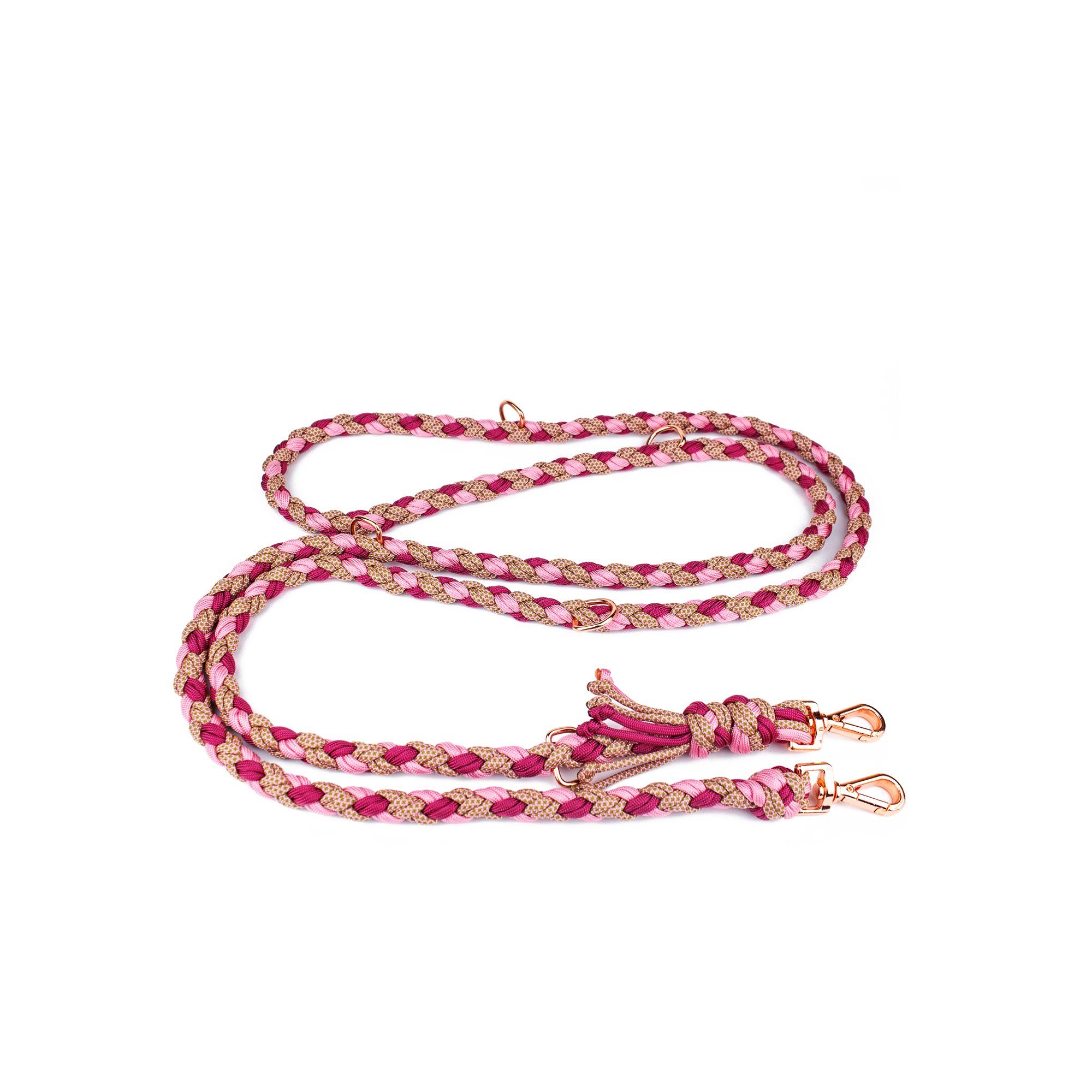 Tierluxe Hundeleine Foxy, Paracord, Handgemacht