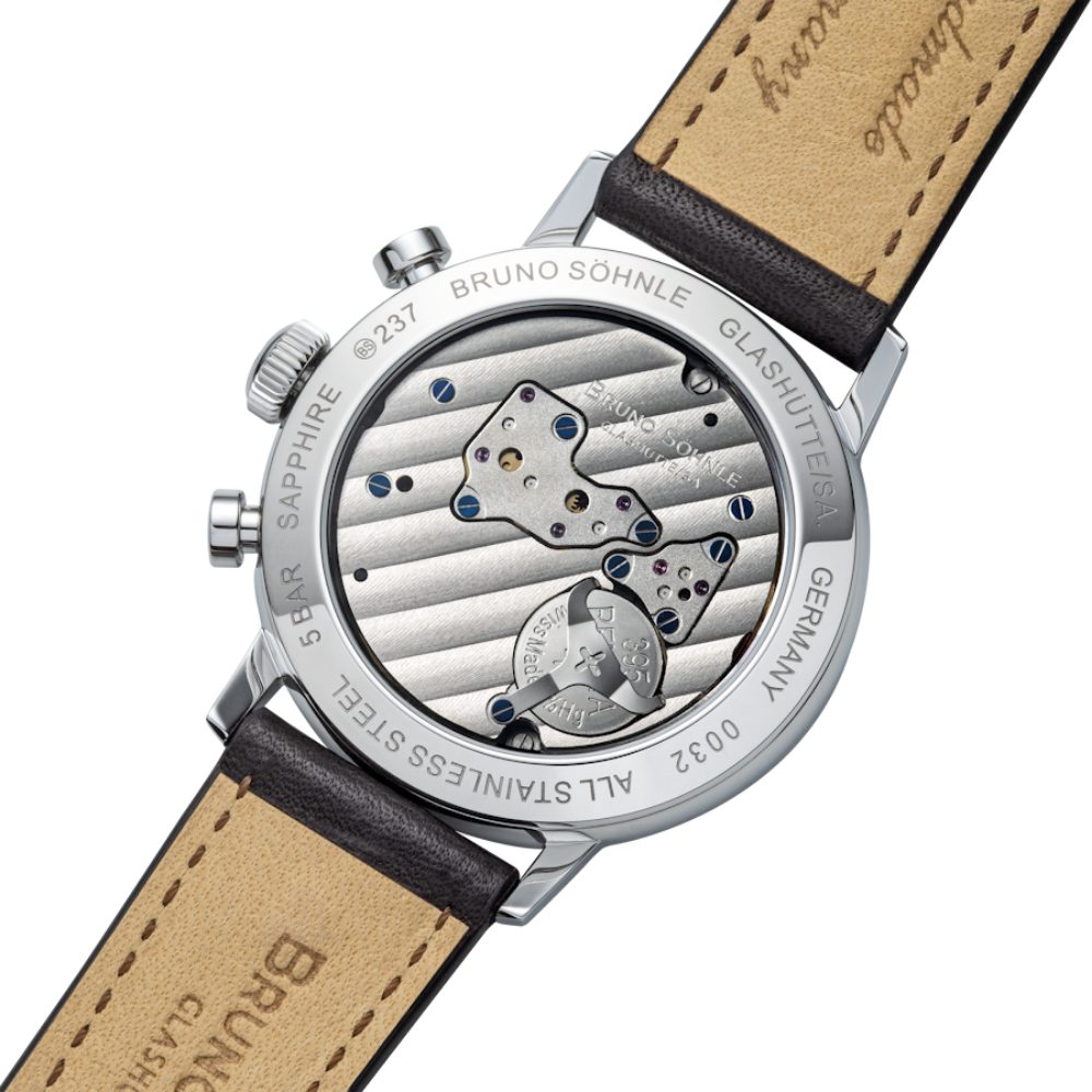 BRUNO SÖHNLE Luxusuhr 17-13237-331, Herren, Saphirglas, Chronograph, Blau