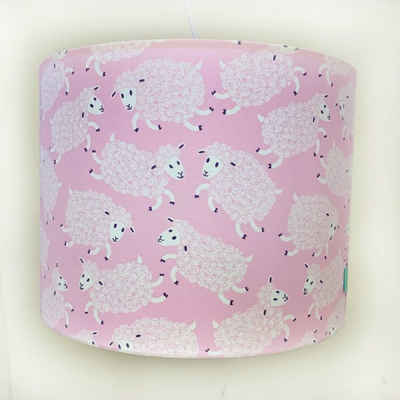 AURUM Hängeleuchten Kinderzimmer-Hängelampe SCHÄFCHEN, rosa mit Motiv Schaf, D: 35cm, ohne Leuchtmittel