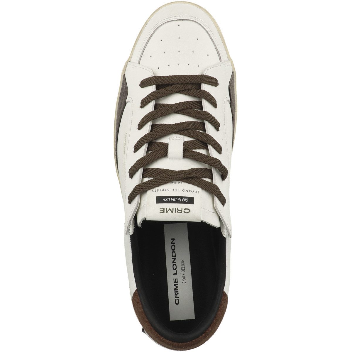 CRIME LONDON SK8 DELUXE Herren Sneaker Turnschuhe, Sportschuhe, Freizeitschuhe, Halbschuhe, Schnürschuhe