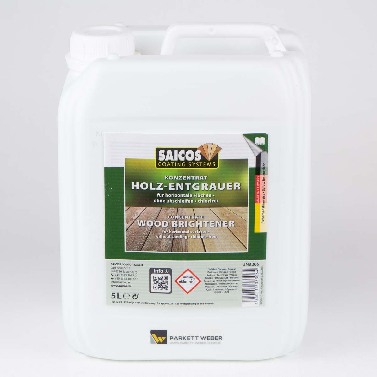 Saicos Holzöl Saicos Holz-Entgrauer Konzentrat (8130)