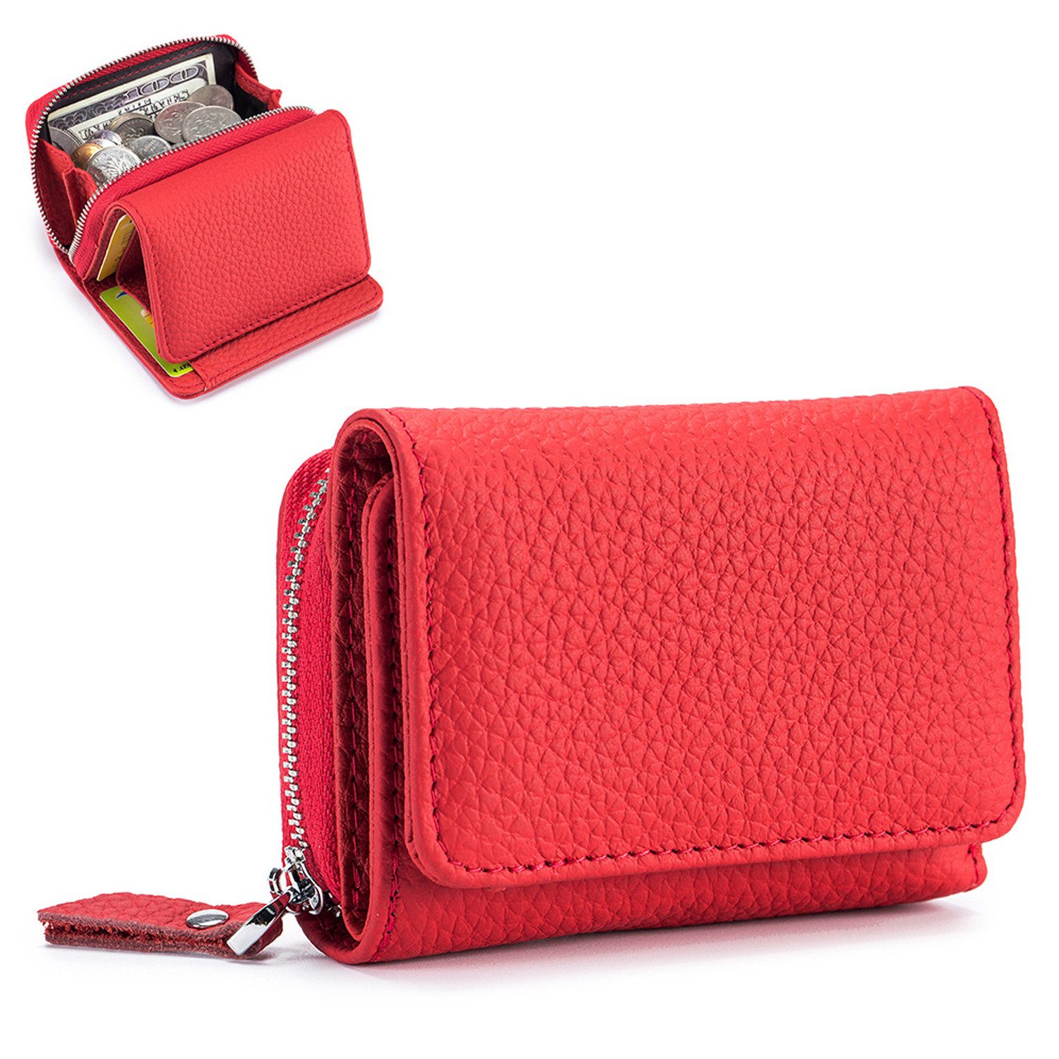 MODFU Geldbörse Kurz Handytasche Geldbeutel Münzfach günstig online kaufen