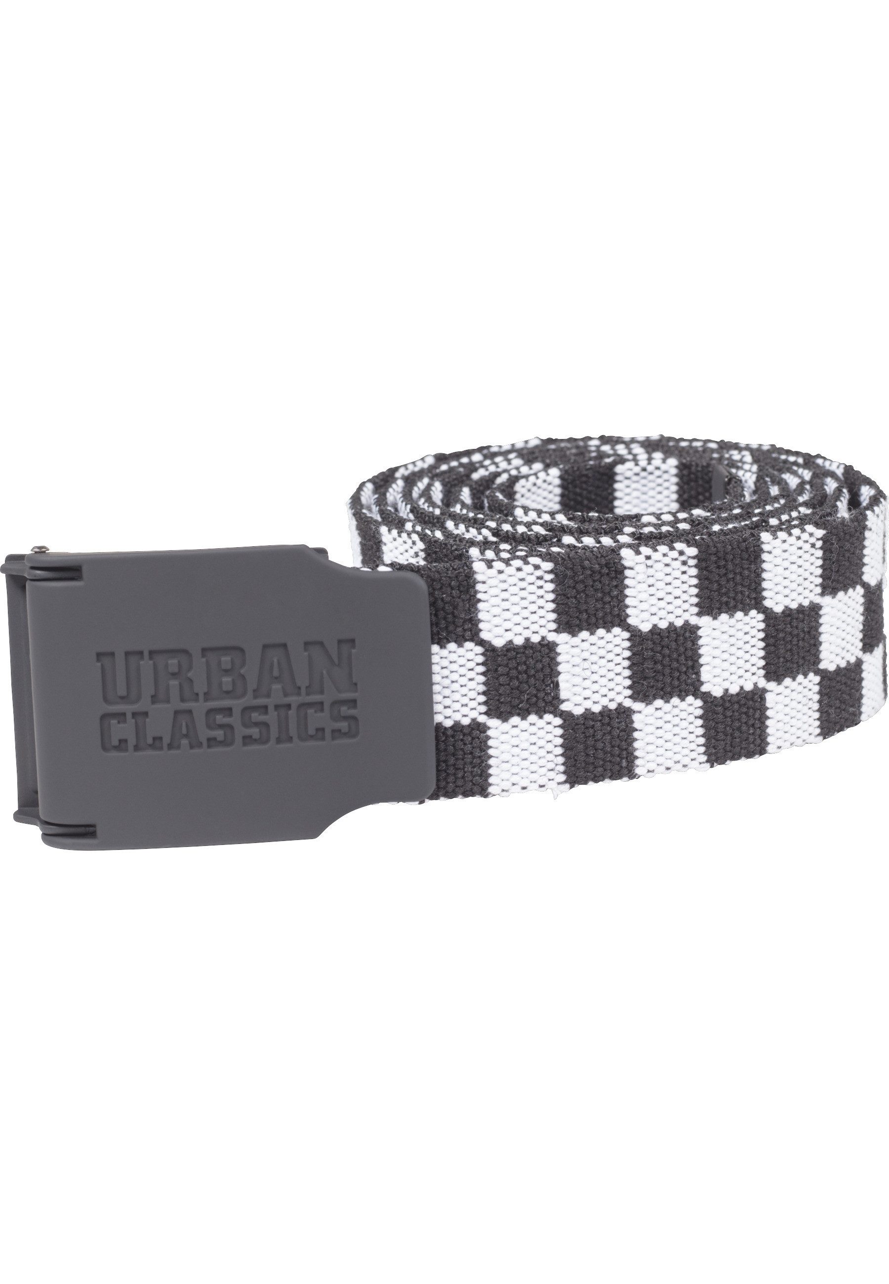 URBAN CLASSICS Hüftgürtel Urban Classics Unisex UC Canvas Belt Checkerboard 150cm – Bild 3 von 5