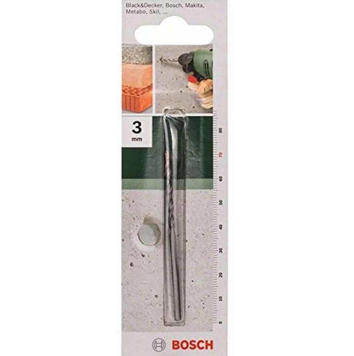 BOSCH Betonbohrer Bosch Betonbohrer Ø 3 mm HM Bohrspitze 2609255400