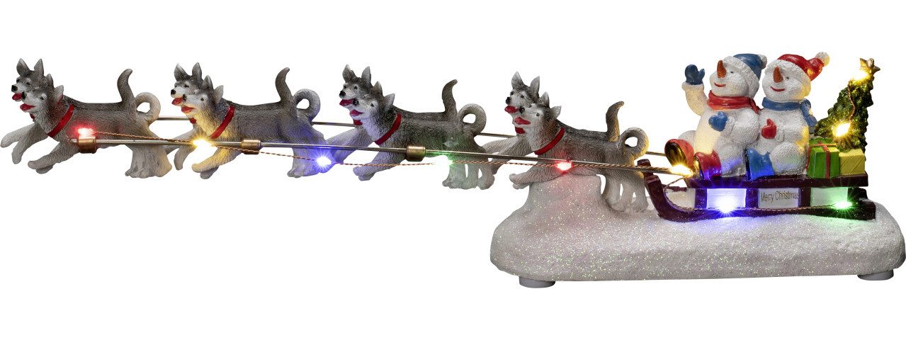KONSTSMIDE Dekofigur Konstsmide LED Szenerie Schneemann mit