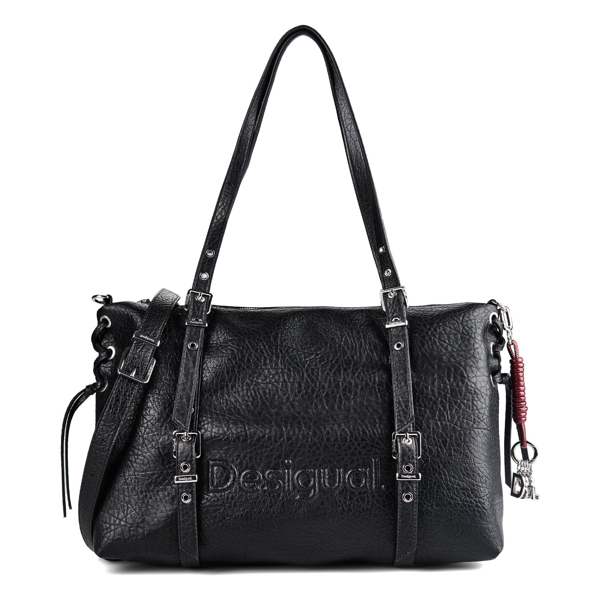 Desigual Schultertasche Half Logo, Polyurethan