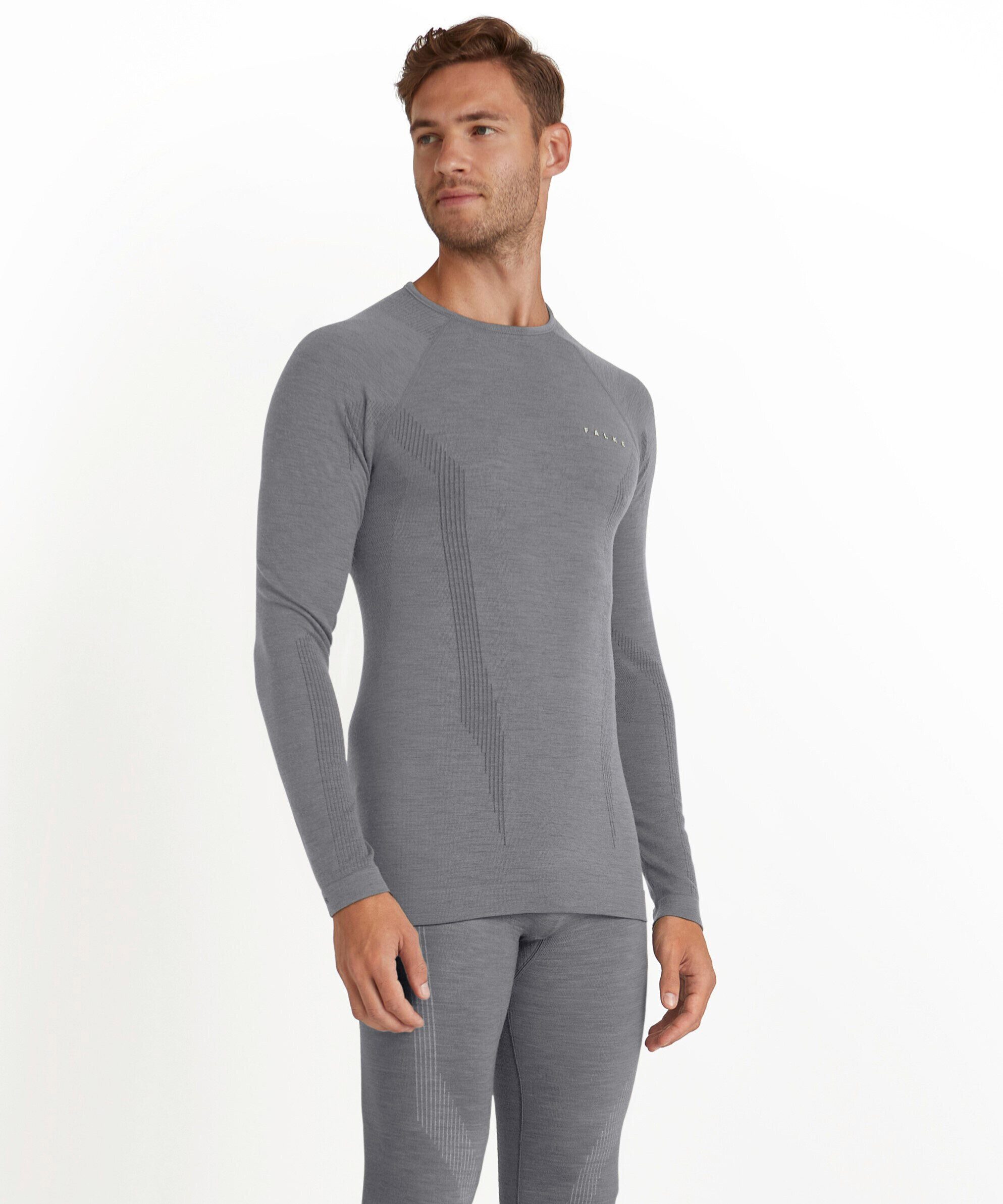 Funktionsshirt FALKE Langarmshirt Wool-Tech