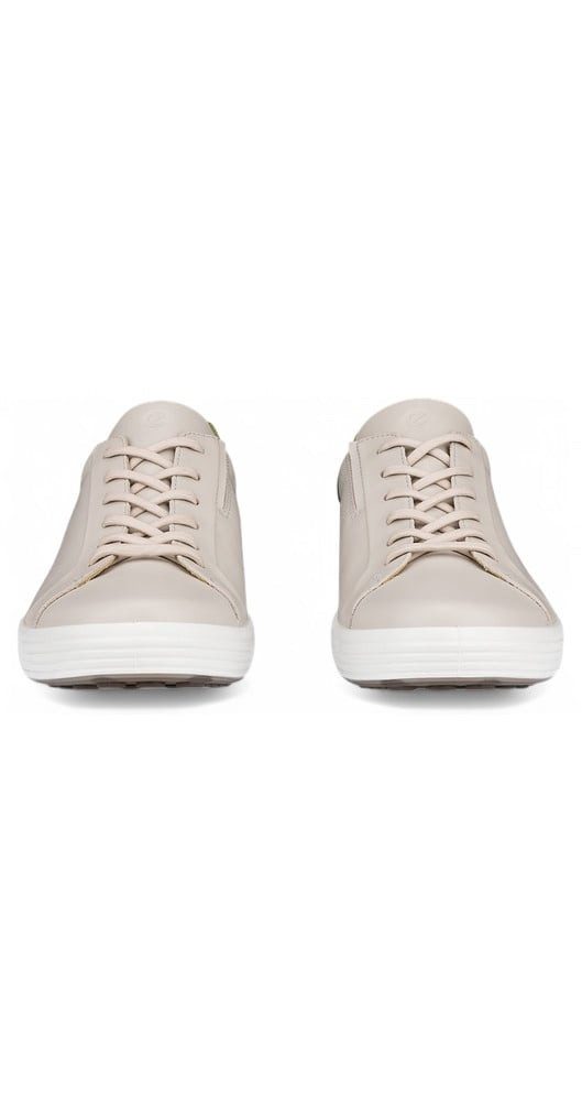 Ecco Soft 7 Easy Slip Lace (Premium-Leder) beige Herren Sneaker – Bild 5 von 5