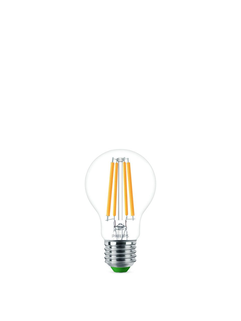 Philips LED-Leuchtmittel Philips LED-Leuchtmittel A60 E27 4W klar 2er Pack, Nicht dimmbar nicht Smart Home-fähig