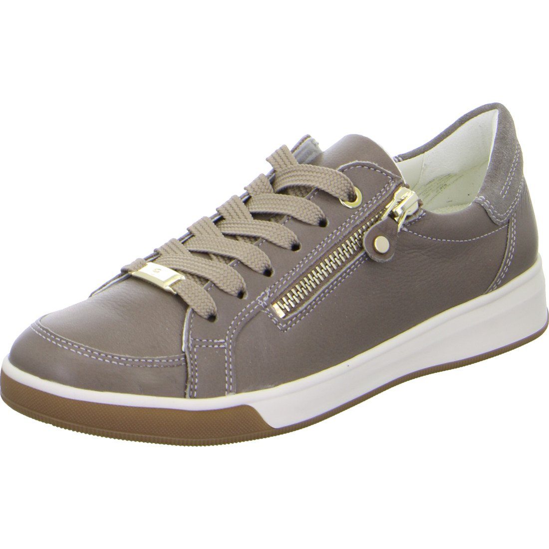 Ara - Schuhe, 049765 Rom Glattleder Ara Damen Sneaker Sneaker braun