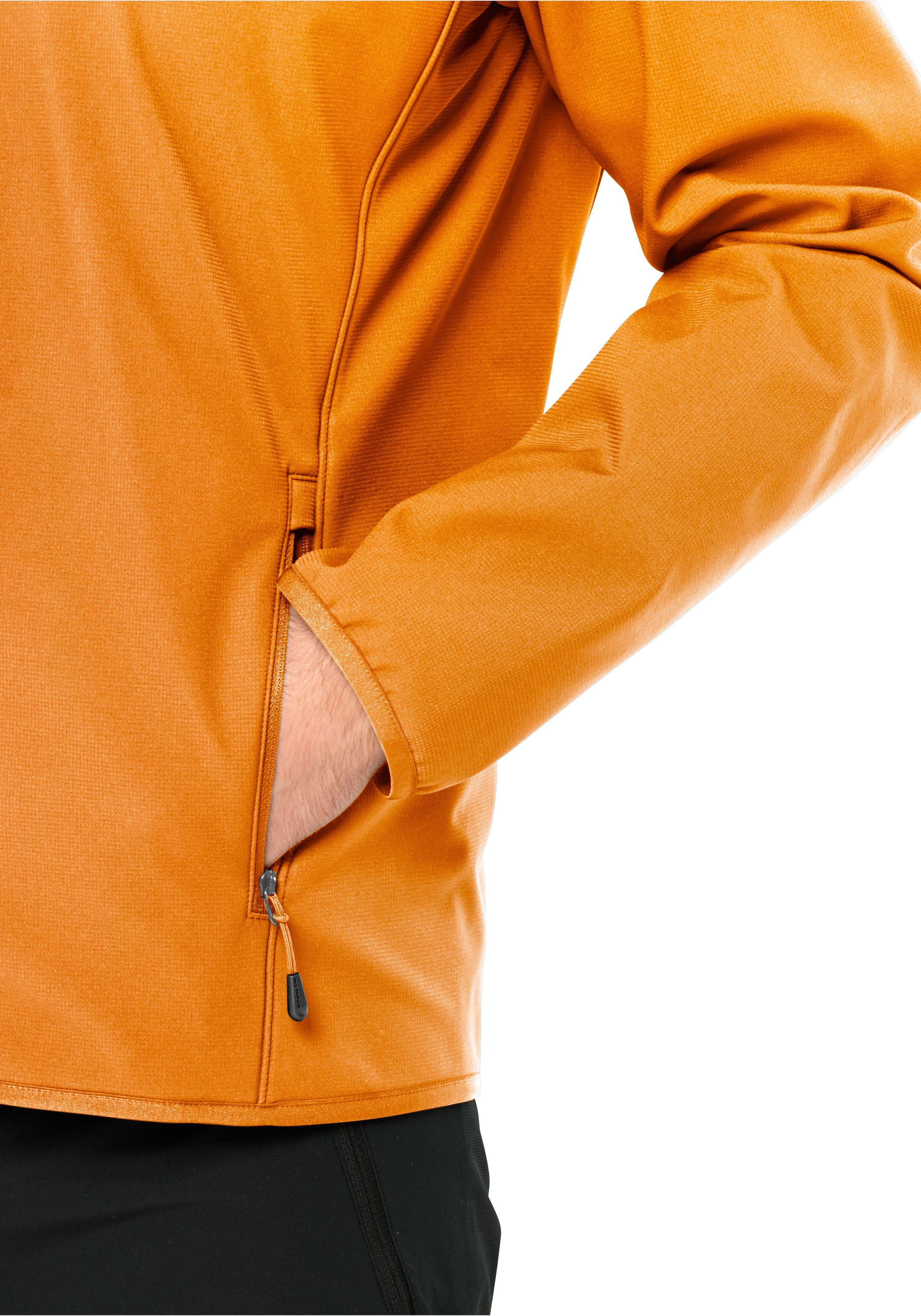 Jack Wolfskin Softshelljacke BORNBERG HOODY atmungsaktiv, leicht, Übergangsjacke