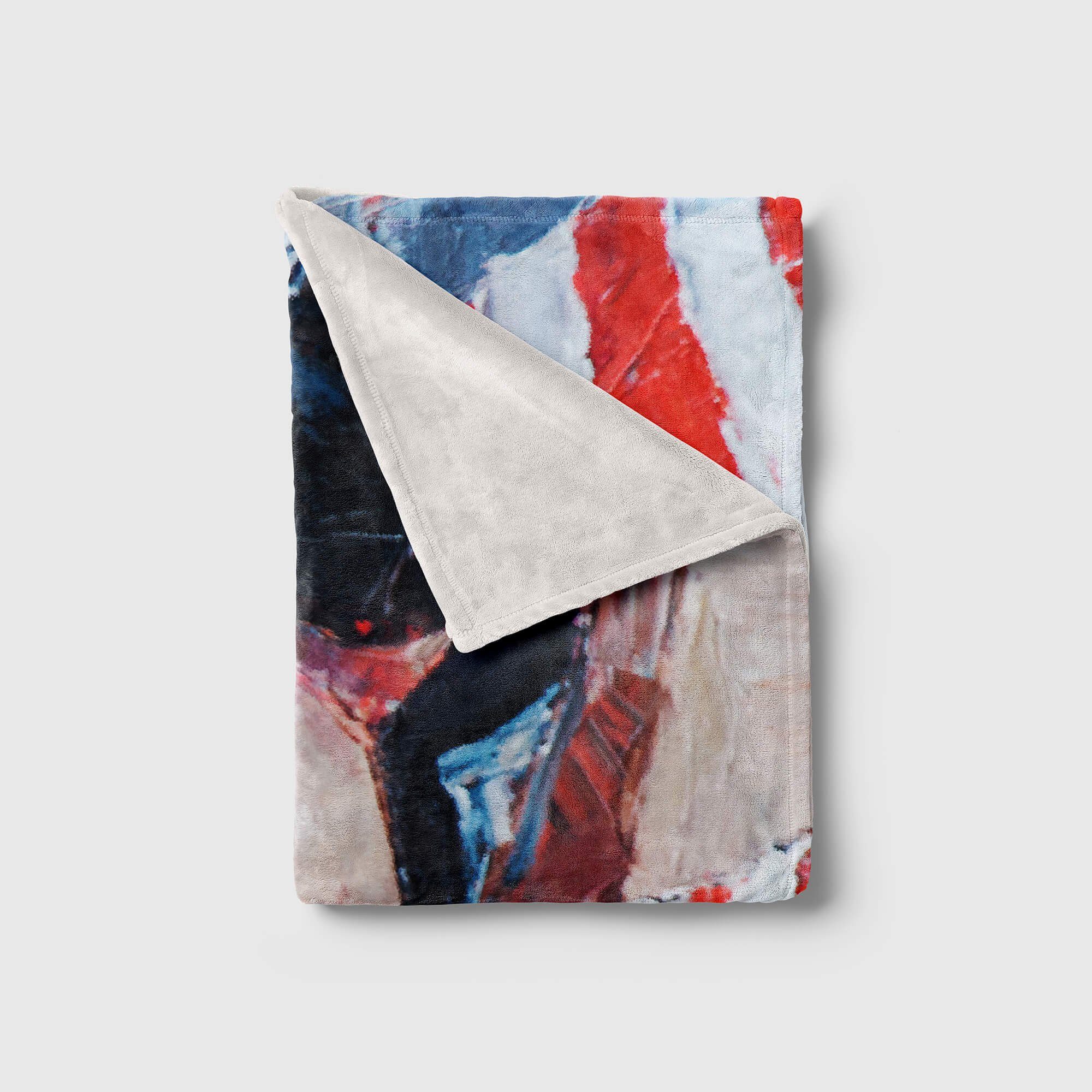 Abstrak, Handtuch mit Fotomotiv Baumwolle-Polyester-Mix Saunatuch (1-St), Sinus Kuscheldecke Art Liebespaar Strandhandtuch Handtücher Handtuch