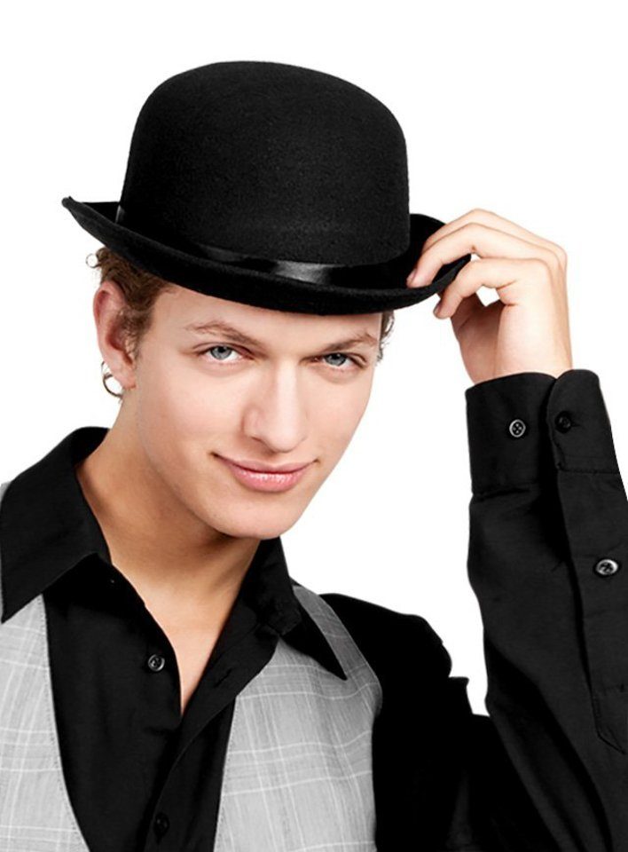 Boland Kostüm Bowler Melone - Fasching Kostüm Hut Karneval