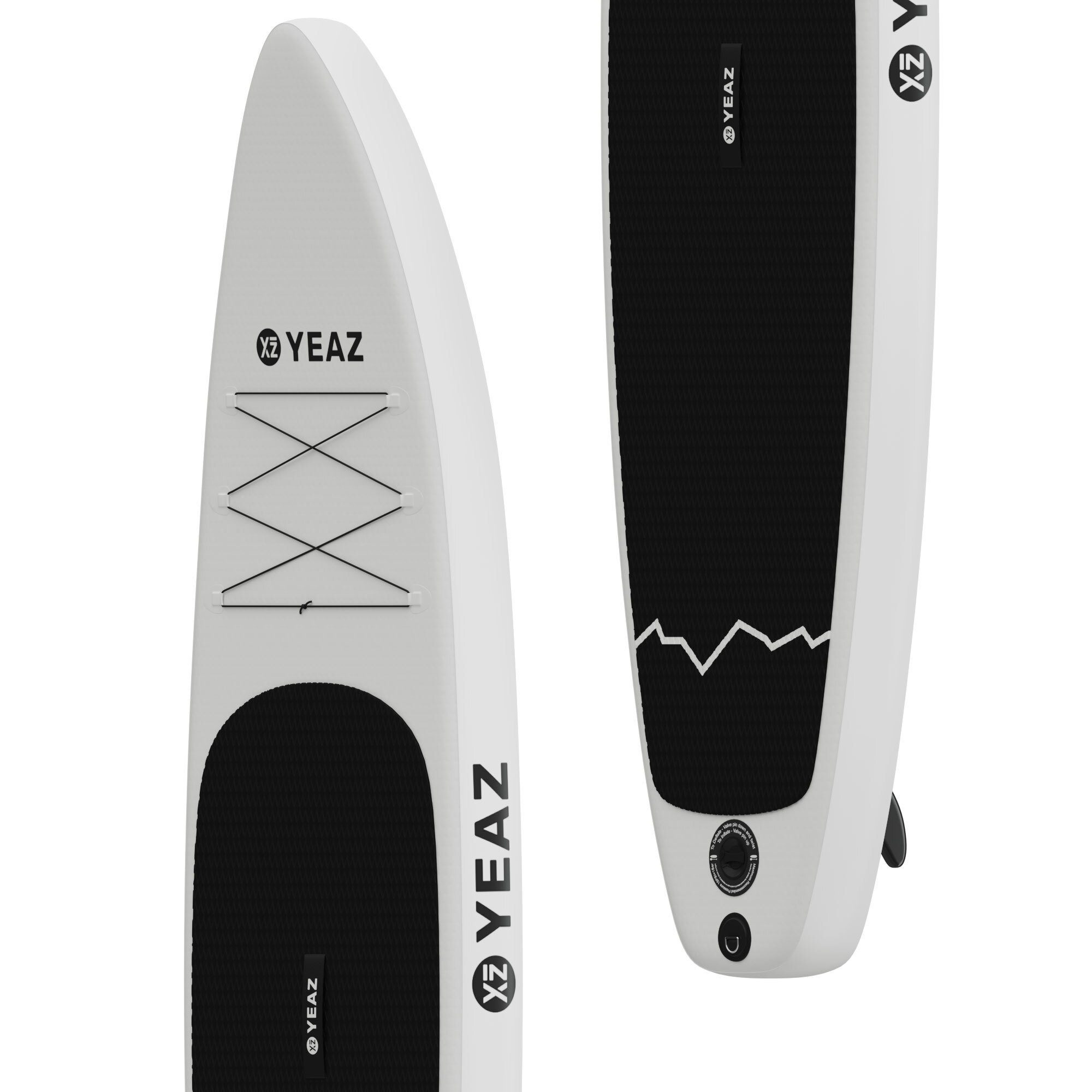 YEAZ Inflatable SUP-Board NOHEA - EXOTRACE - SUP Board, Inflatable SUP Board, (Set), inkl. Zubehör wie Finne und Handpumpe