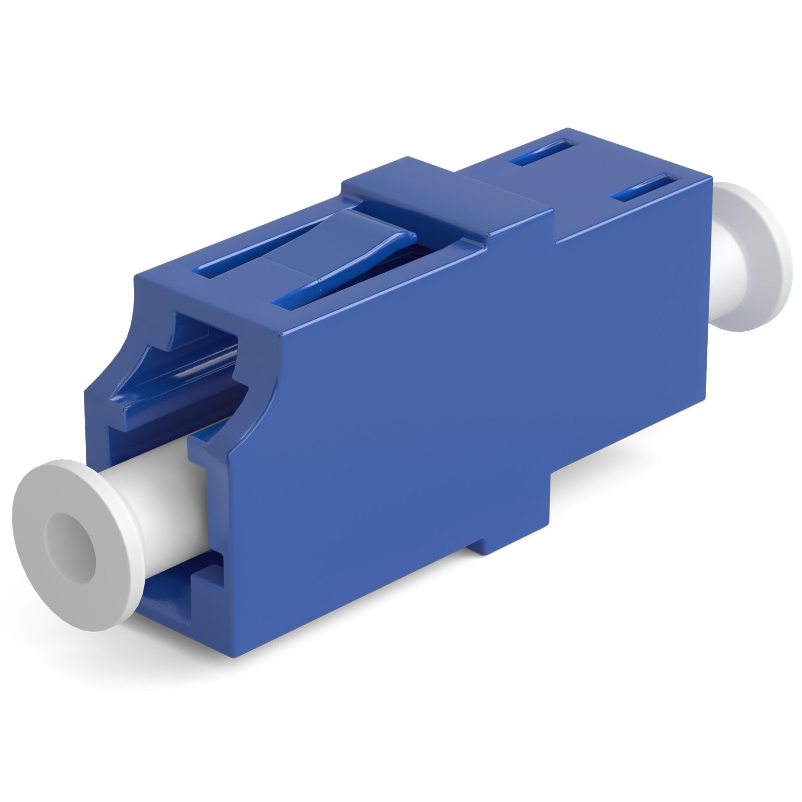 HB-DIGITAL LWL Verbinder LC/UPC Simplex Kupplung OS1 OS2 blau Glasfaserkabel, Nur fuer Singlemode OS1 OS2. Nicht fuer Multimode oder APC geeignet