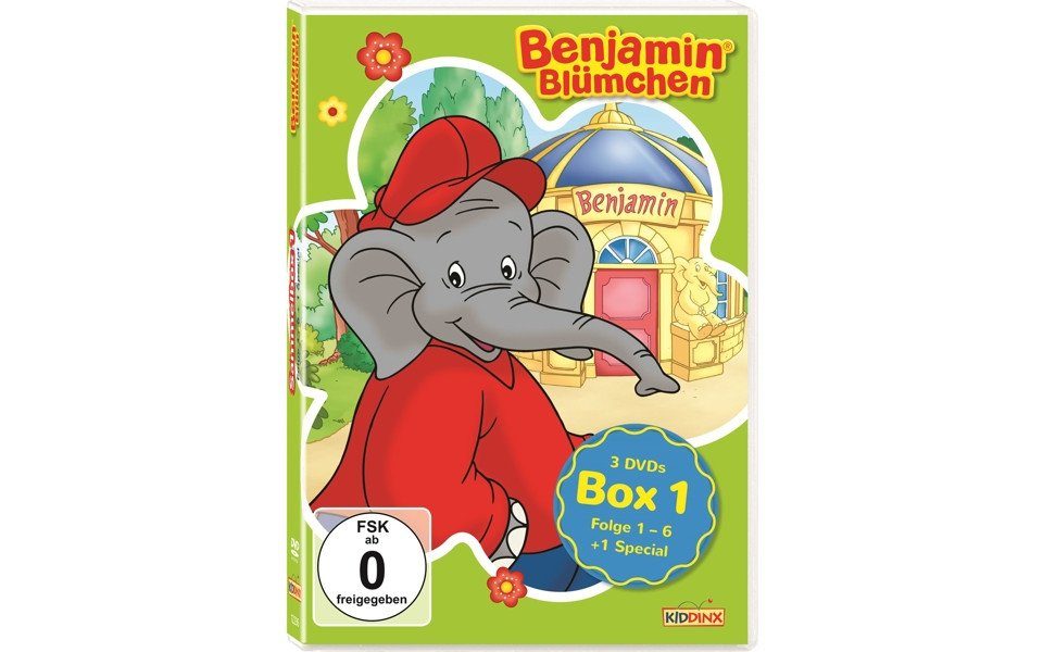 Kiddinx DVD Benjamin Blümchen Box 1